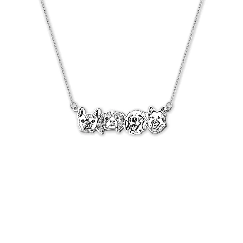 Pet Portrait Necklace sold by Anavia