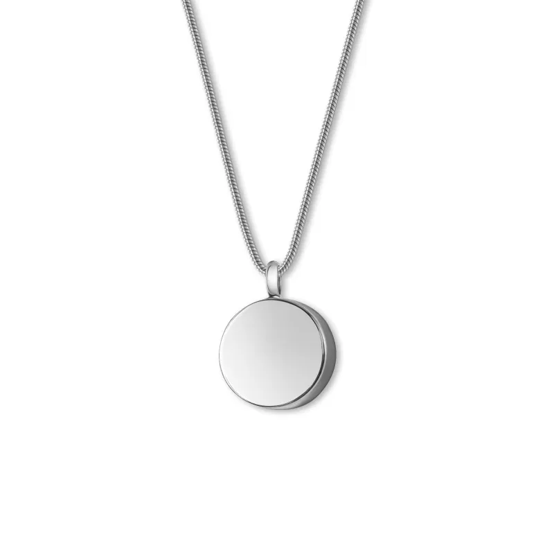 Classic Round Memorial Keepsake Necklace sold by Anavia