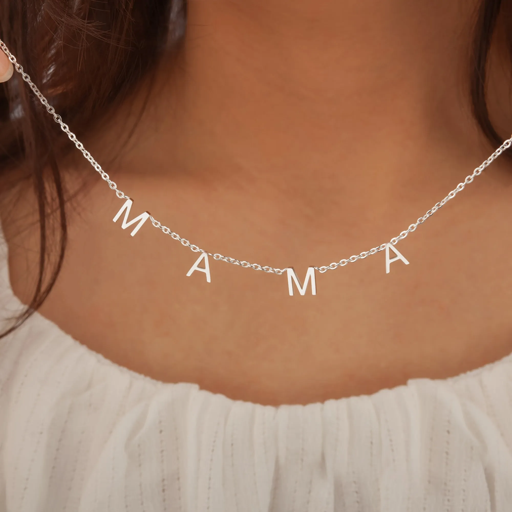 To an Amazing New Mom - MAMA Necklace sold by Anavia product image thumbnail 3