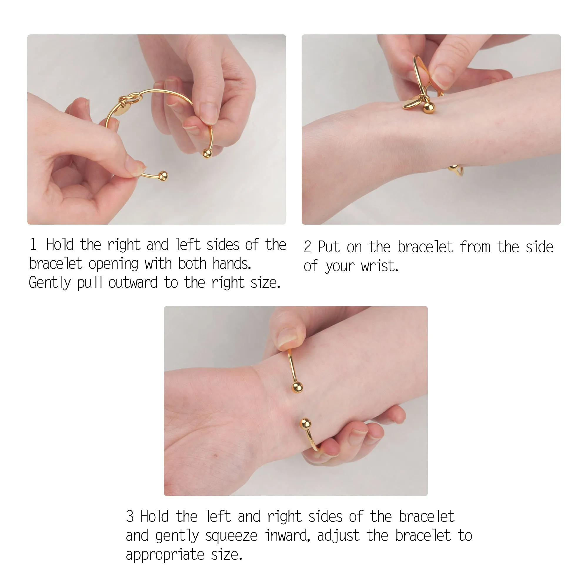 Pet Portrait Photo Custom Cuff Knot Bracelet sold by Anavia product image thumbnail 4