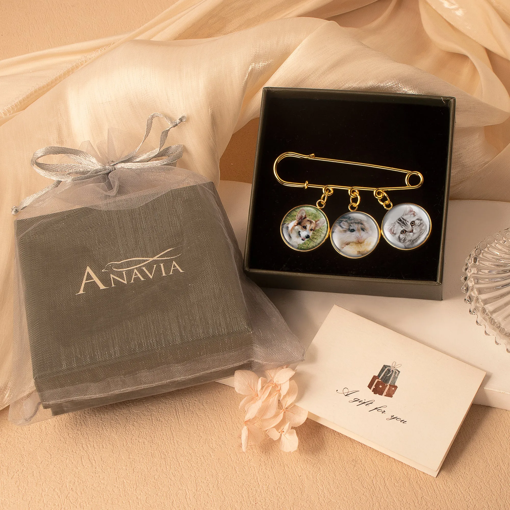 Personalized Photo Graduation Memorial Brooch sold by Anavia product image thumbnail 4