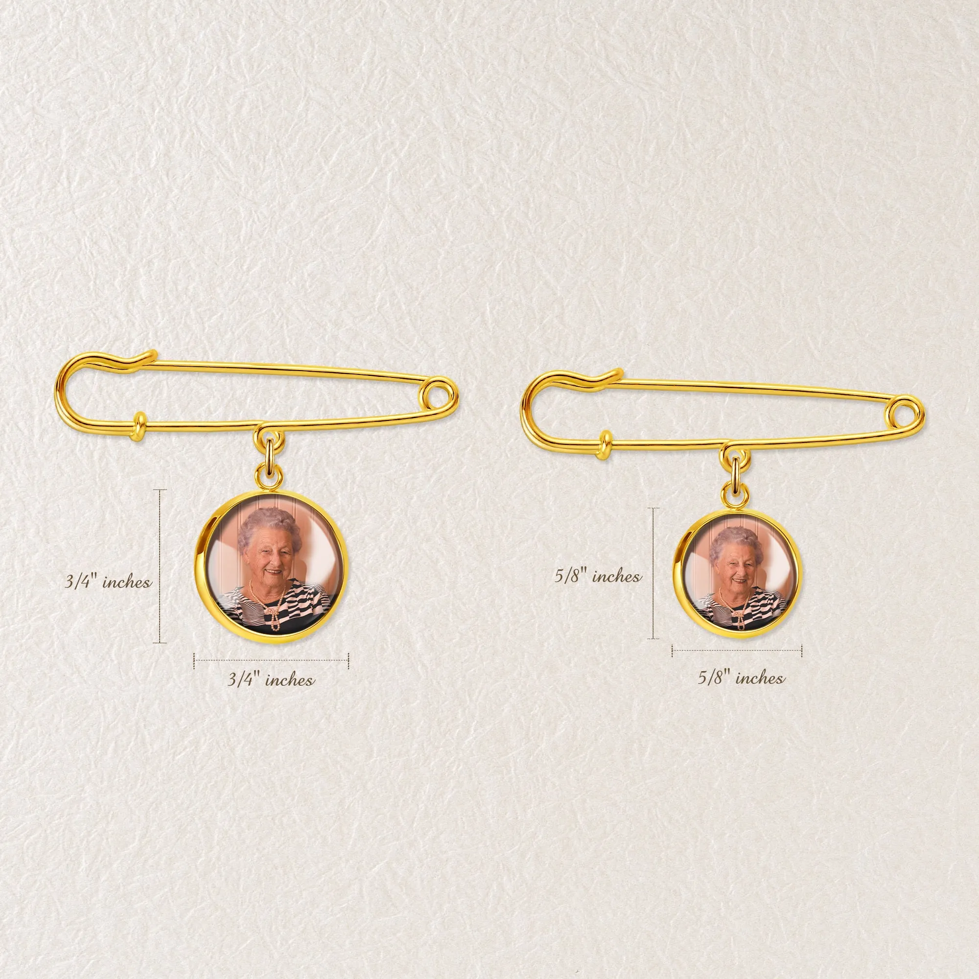 Personalized Photo Graduation Memorial Brooch sold by Anavia product image thumbnail 3