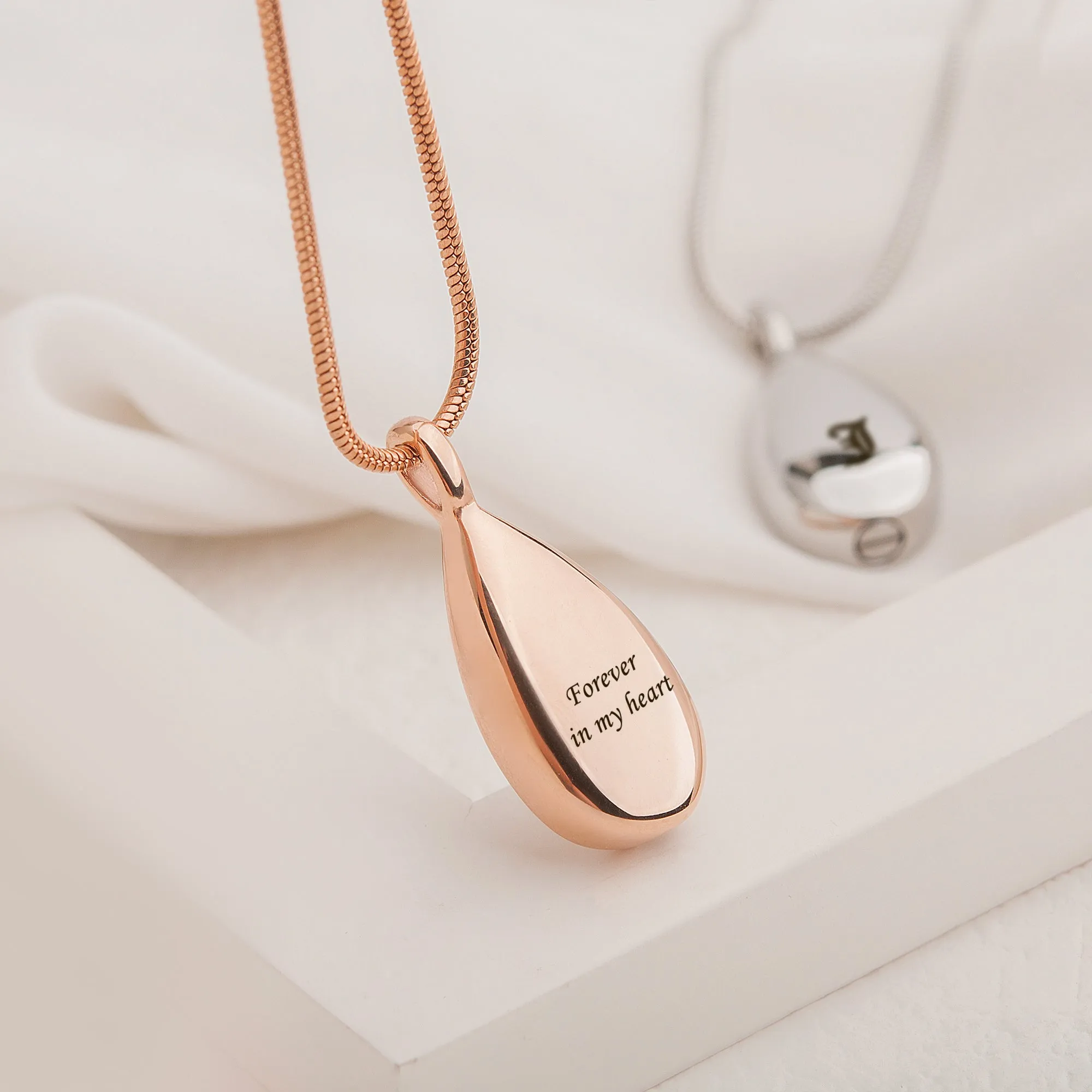 Teardrop Memorial Necklace sold by Anavia product image thumbnail 4