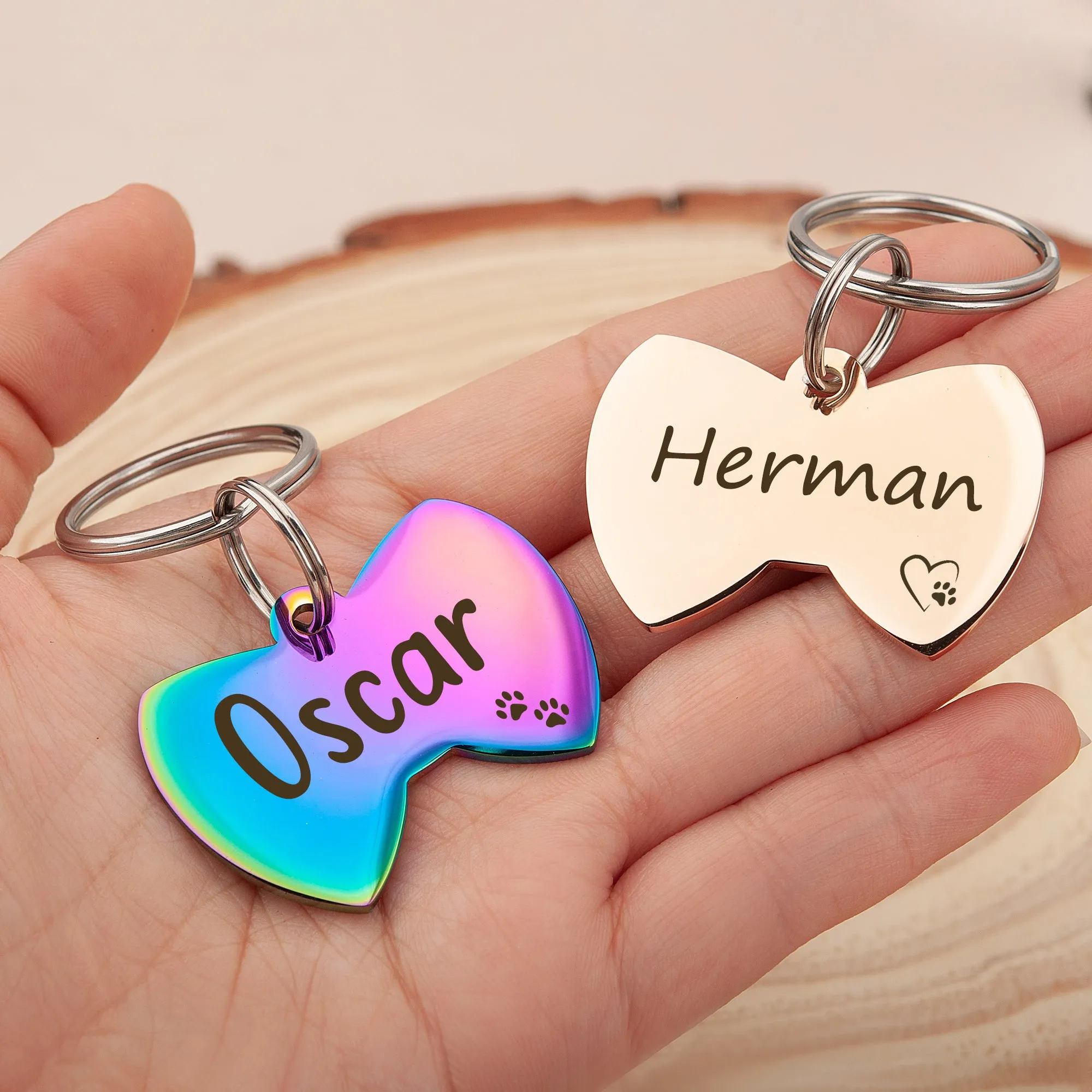 Bow Tie Pet ID Dog Tag sold by Anavia product image thumbnail 5