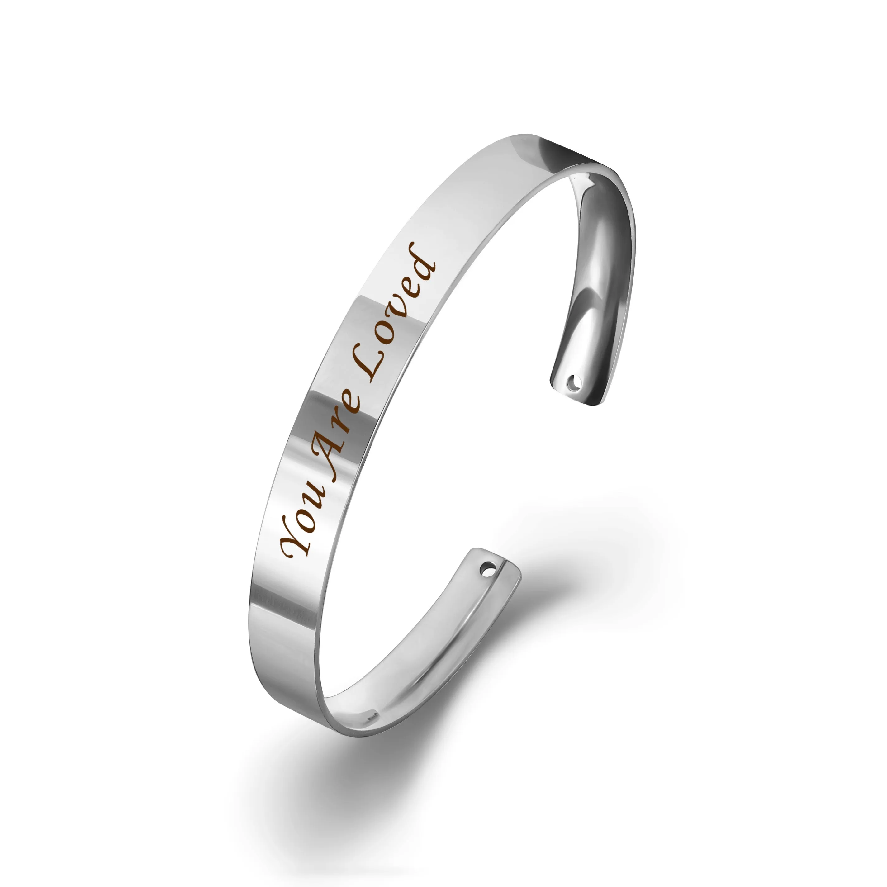 Custom 8mm Cuff Bangle sold by Anavia product image thumbnail 5