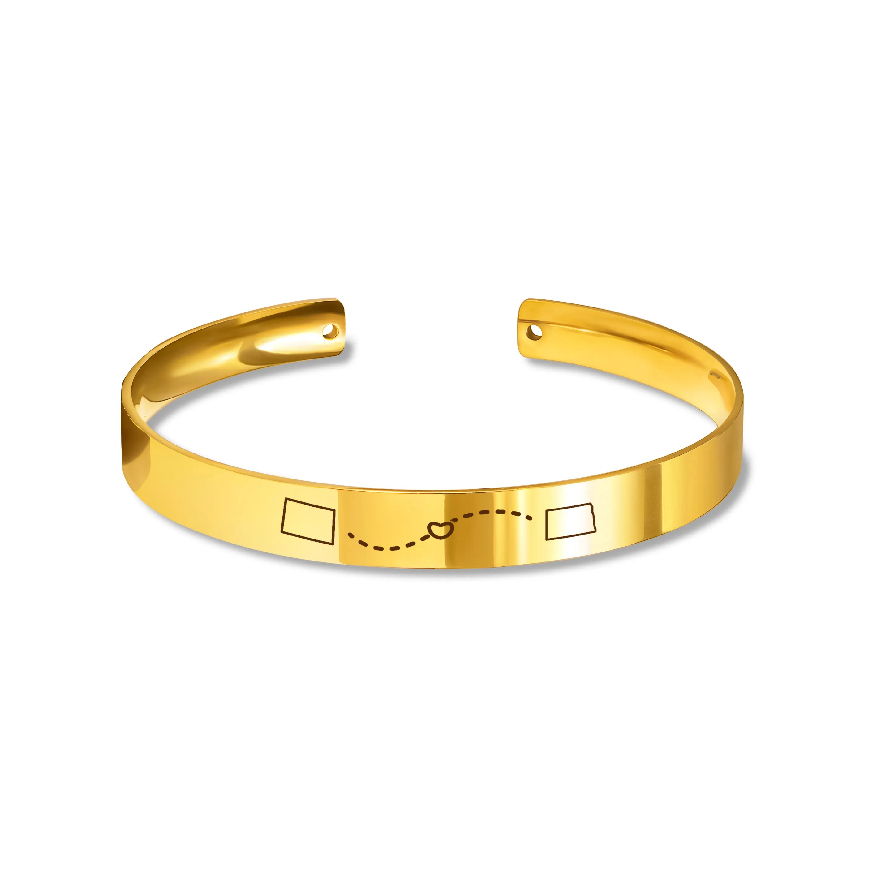 Long Distance 8mm Cuff Bangle sold by Anavia product image thumbnail 3
