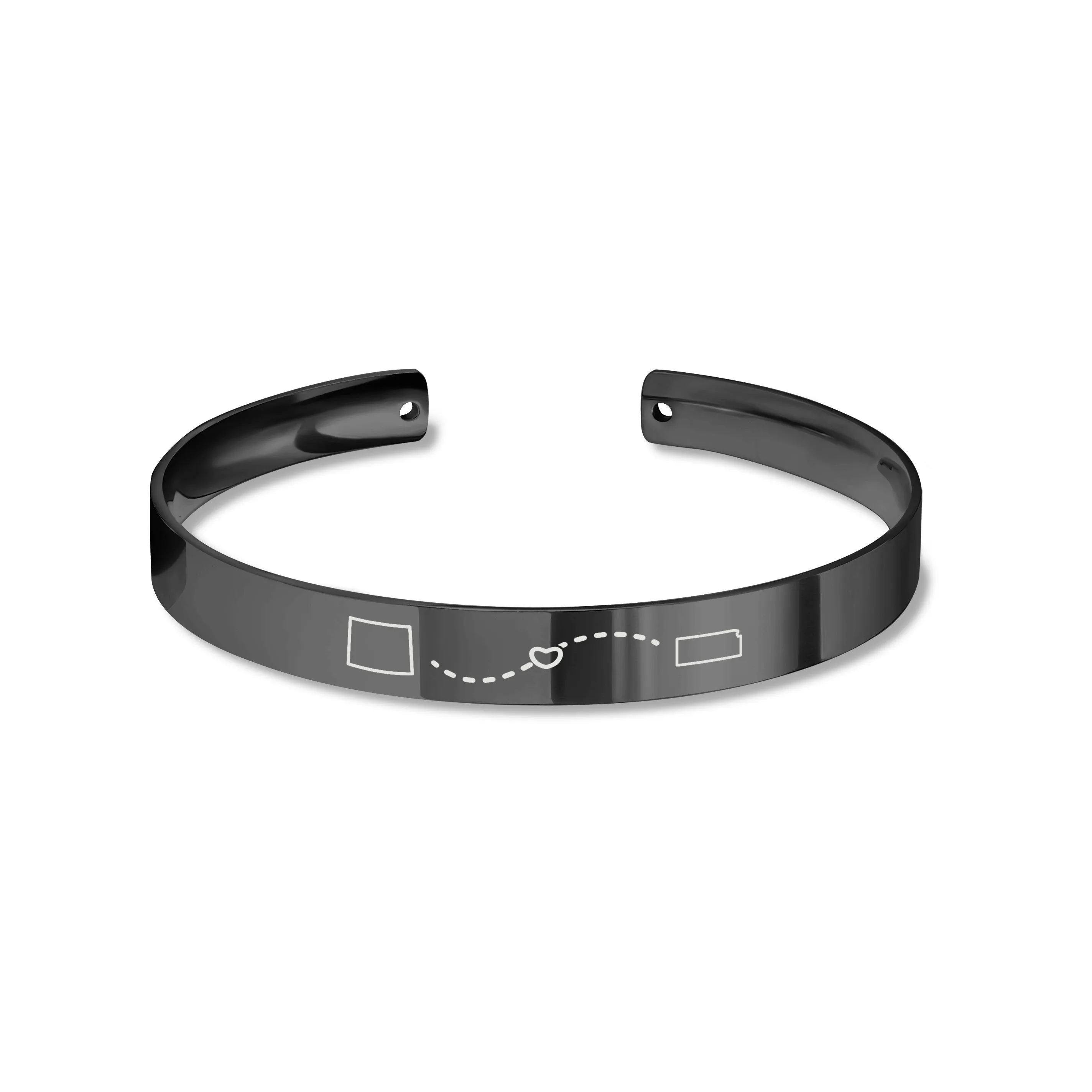 Long Distance 8mm Cuff Bangle sold by Anavia product image thumbnail 4