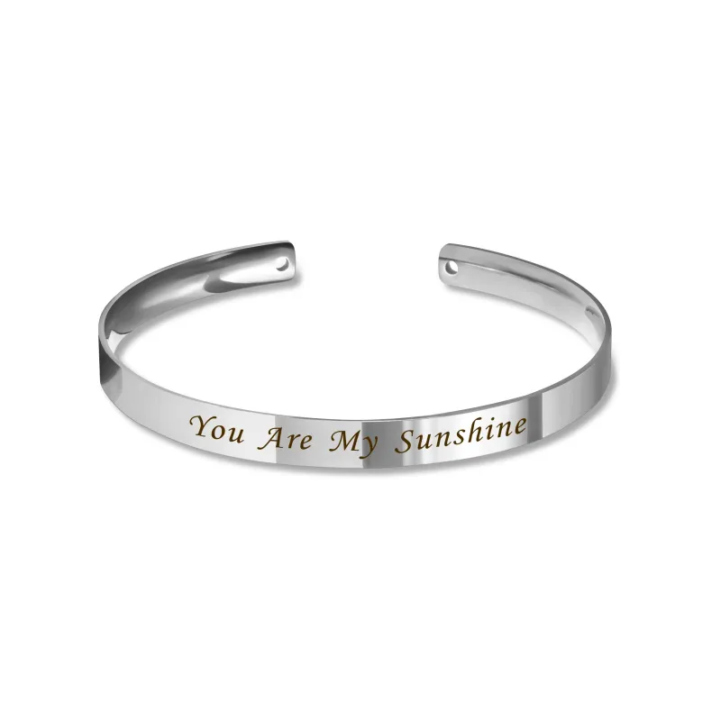Custom 6mm Cuff Bangle made by Anavia