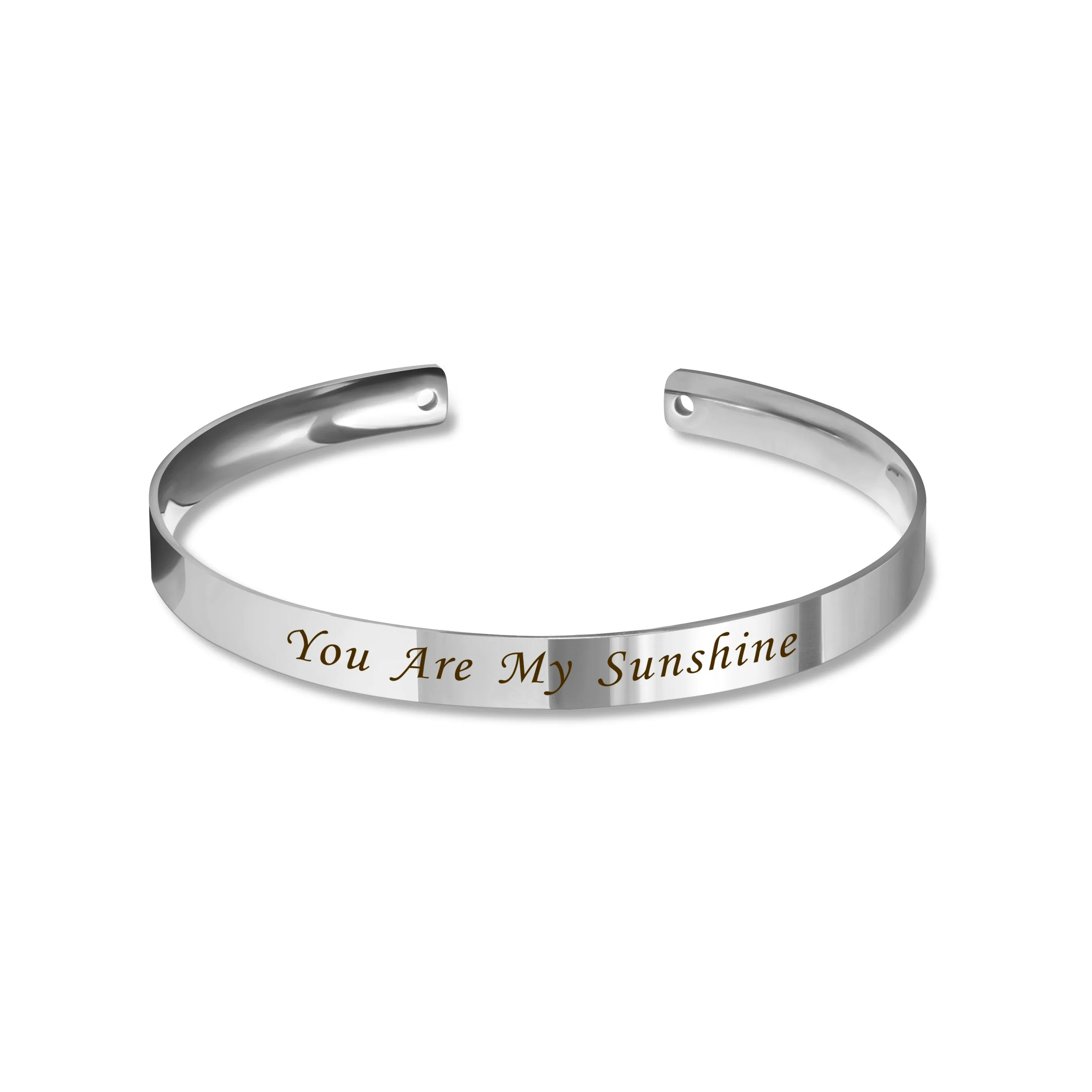 Custom 6mm Cuff Bangle sold by Anavia