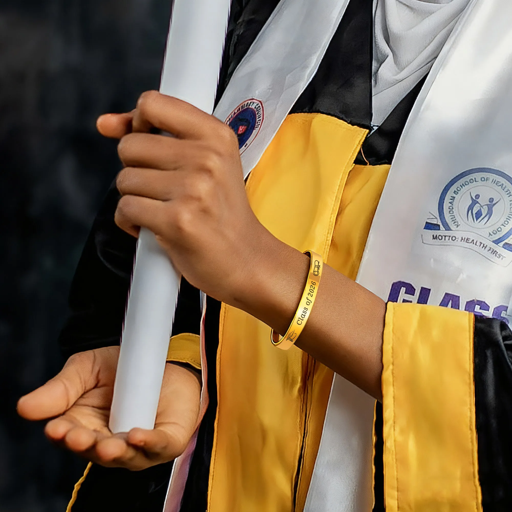 Graduation Cuff Bangle sold by Anavia product image thumbnail 5