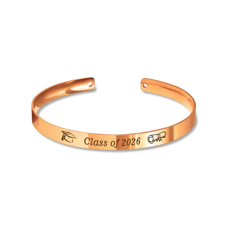 Graduation Cuff Bangle made by Anavia
