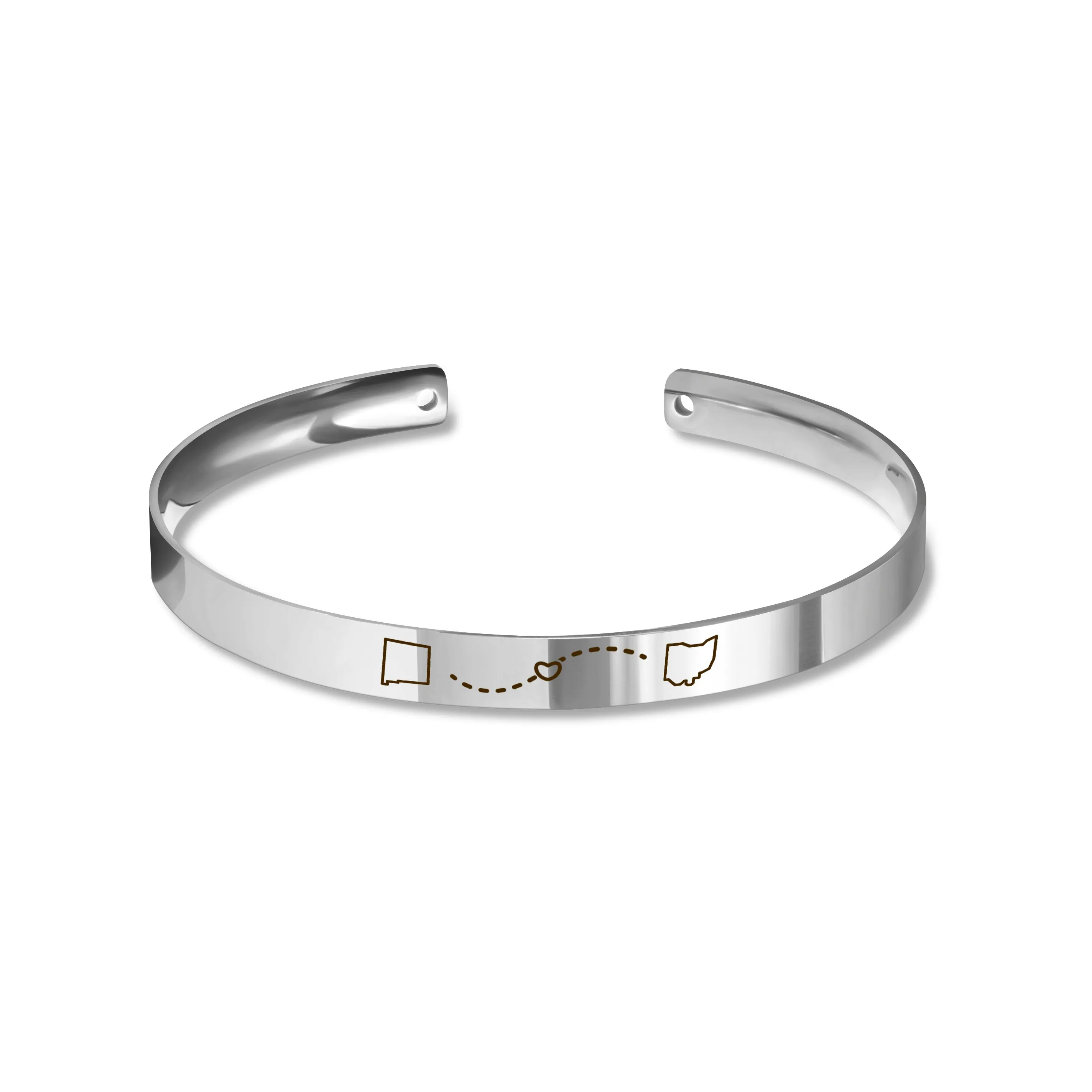 Long Distance Cuff Bangle sold by Anavia product image thumbnail 3