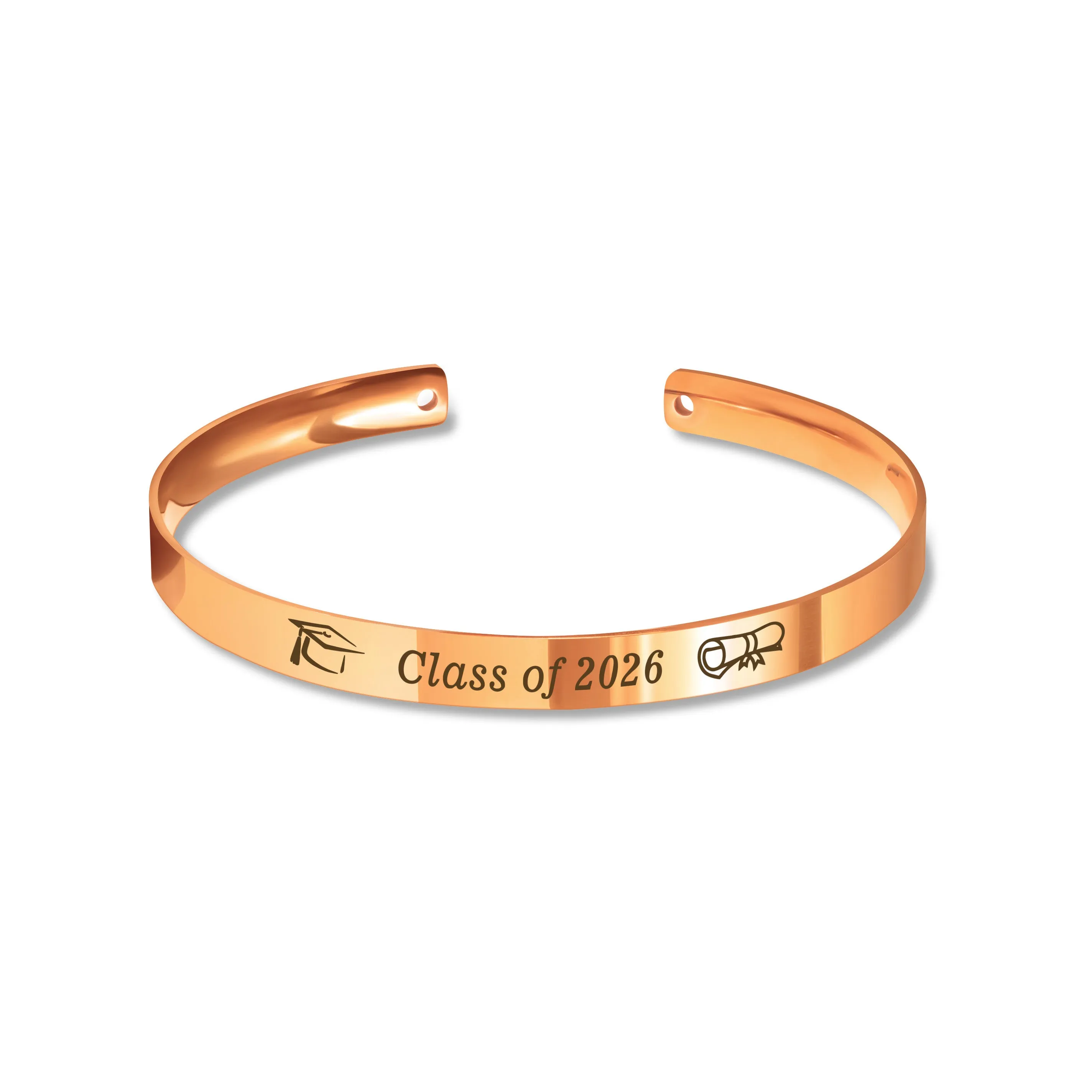 Motivational Graduation Cuff Bangle sold by Anavia