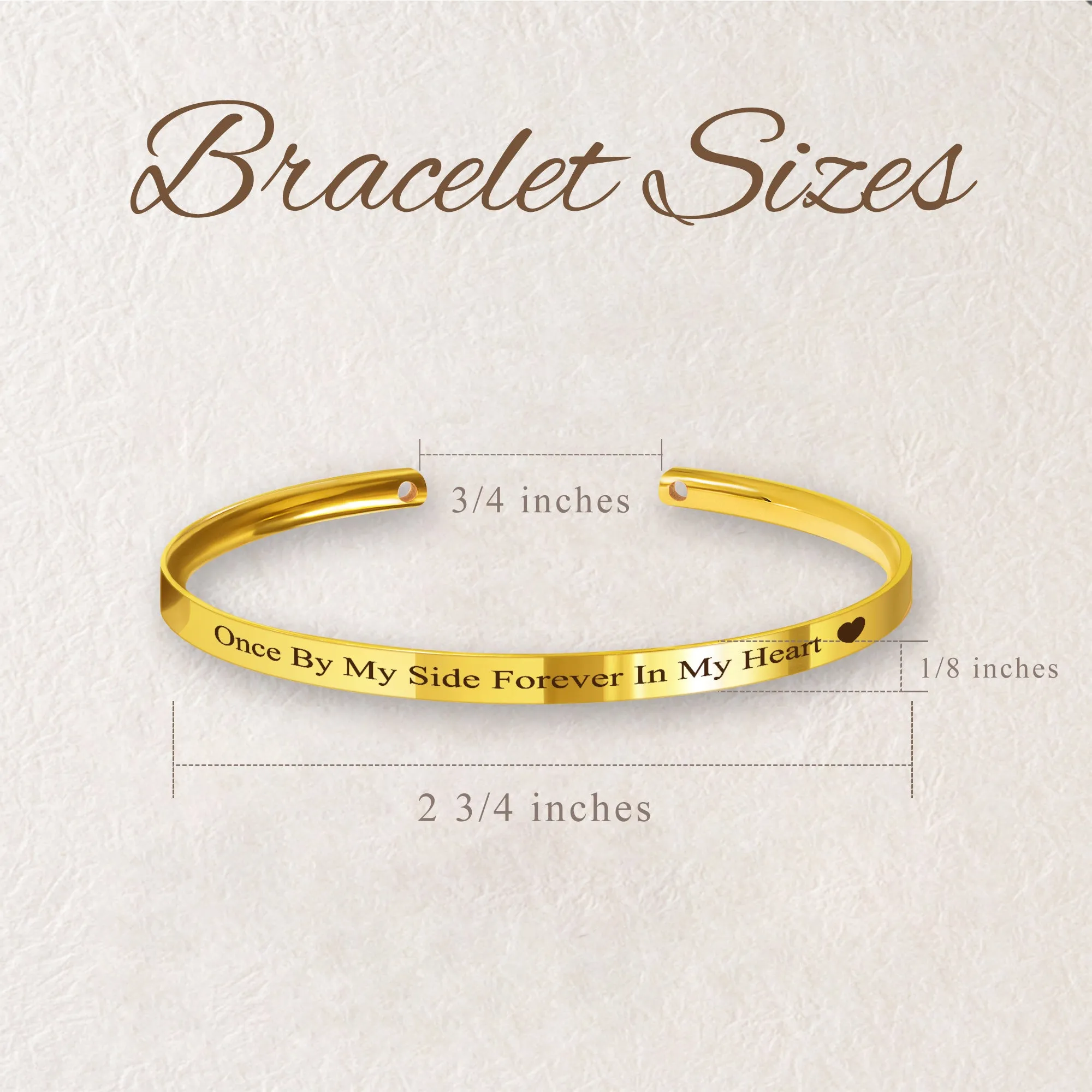 Black Motivational Graduation Cuff Bangle sold by Anavia product image thumbnail 4