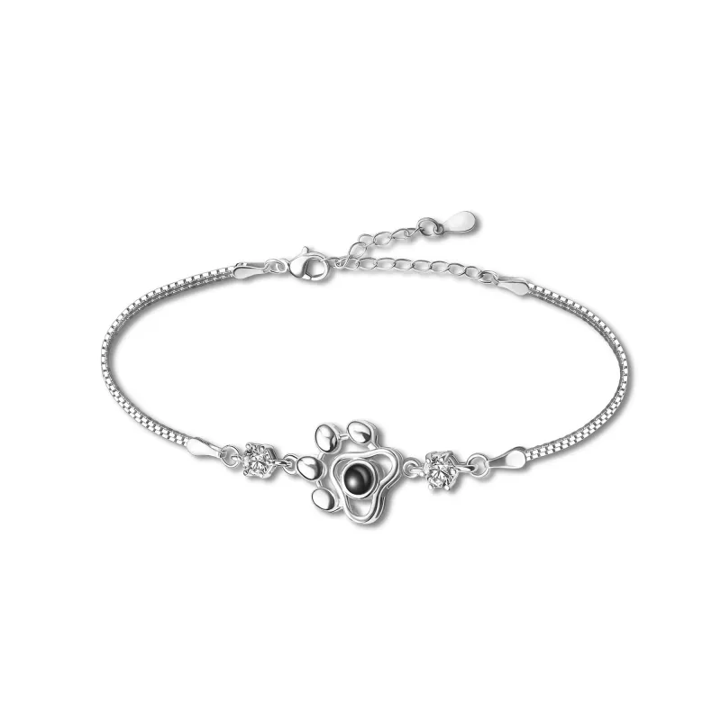 Paw Print Photo Photo Projection Bracelet made by Anavia