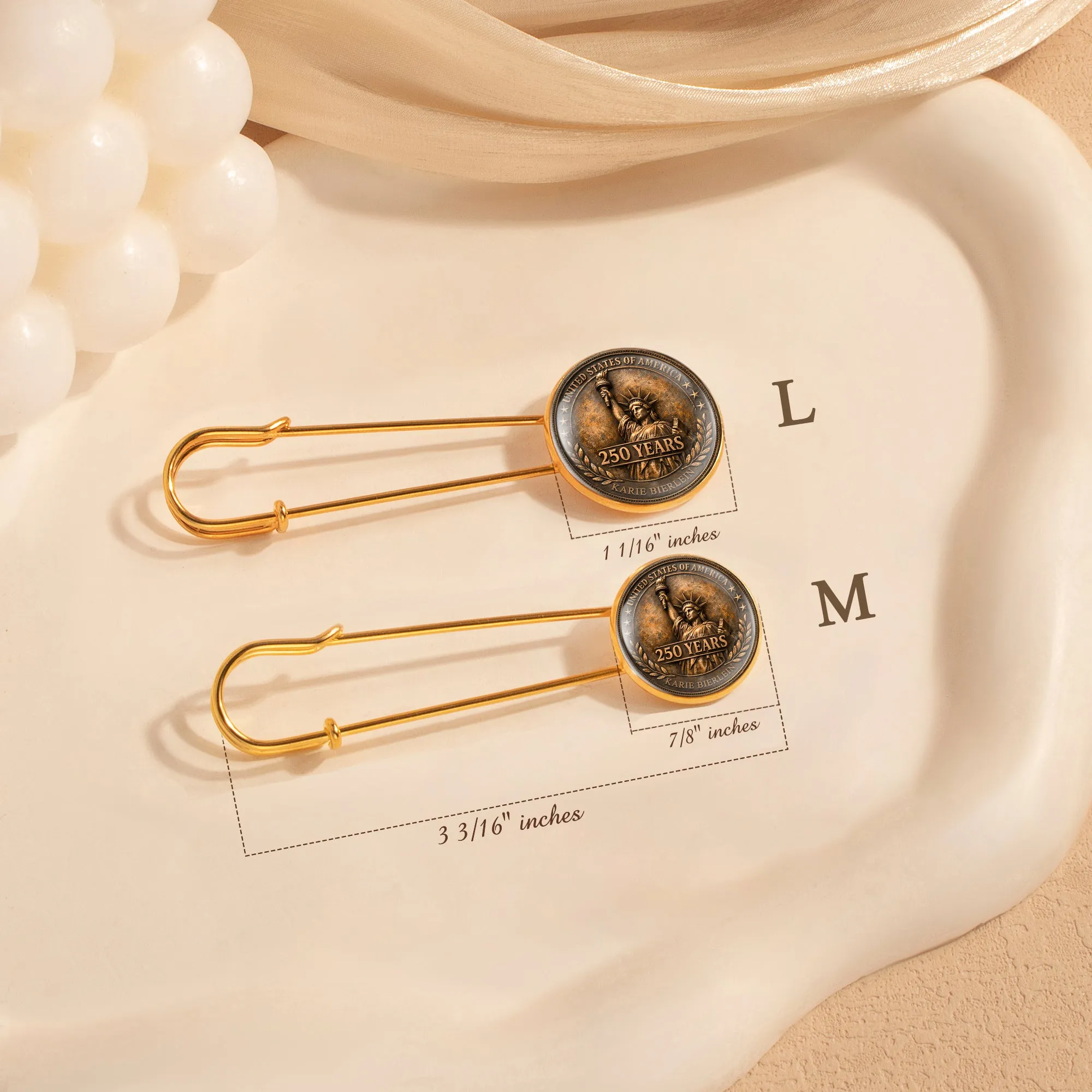 Vintage 250th Anniversary Long Pin sold by Anavia product image thumbnail 4