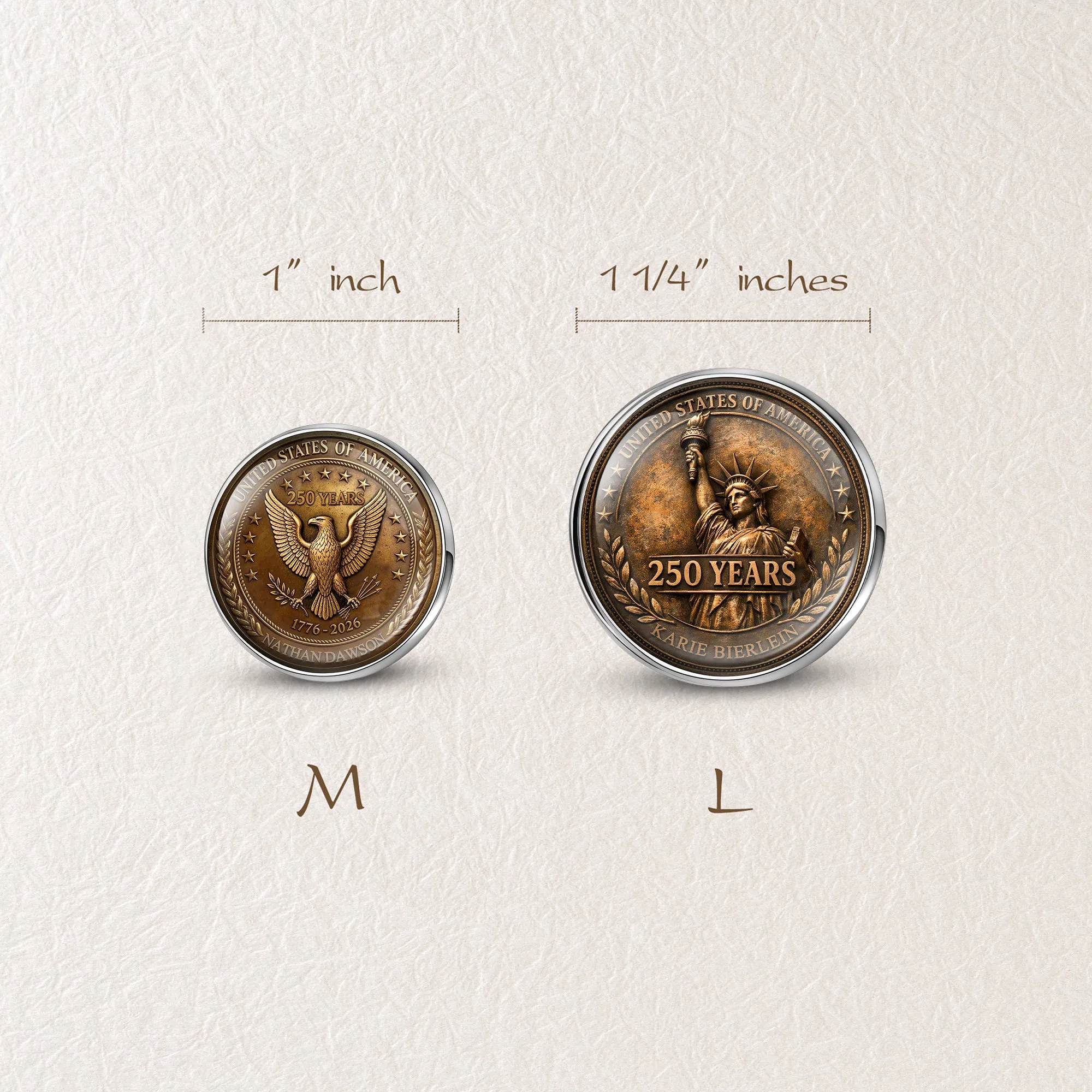 Vintage 250th Anniversary Pin sold by Anavia product image thumbnail 4