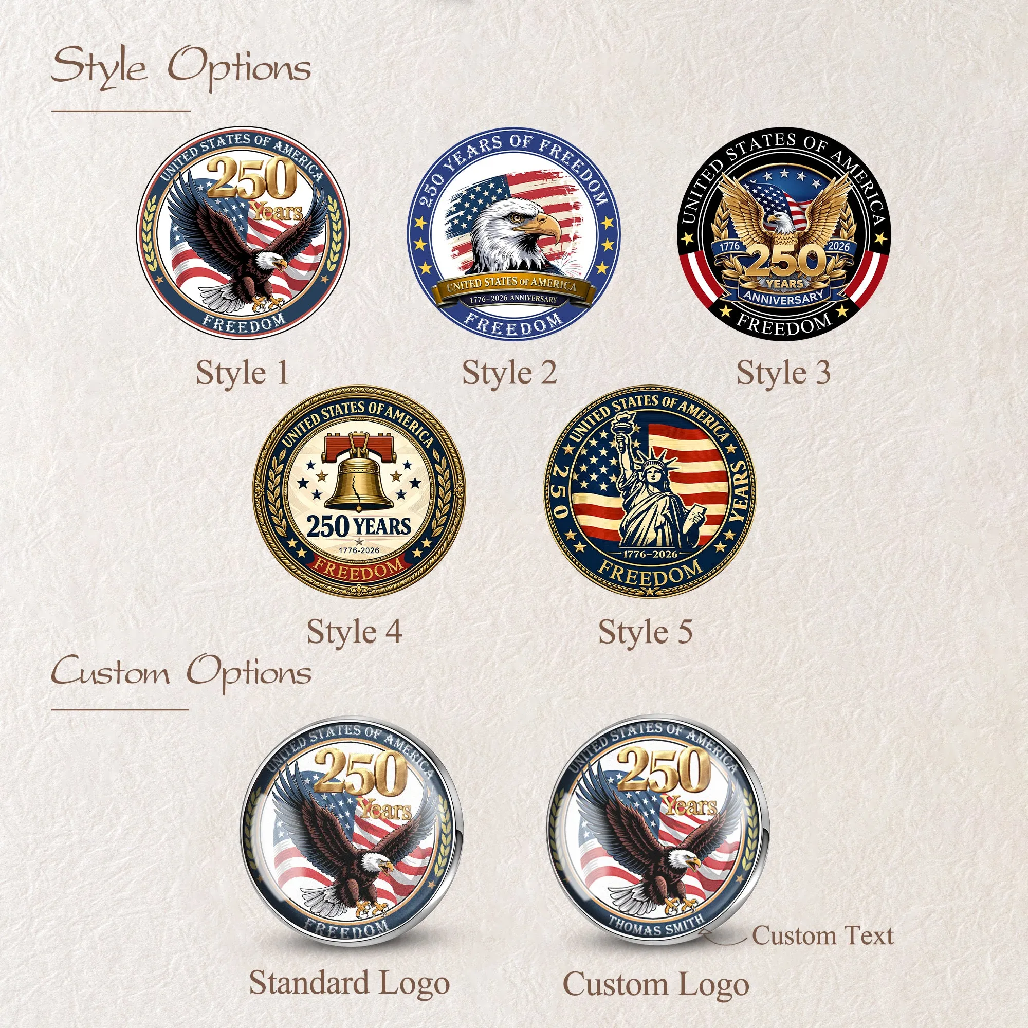 250th Anniversary Pin sold by Anavia product image thumbnail 3