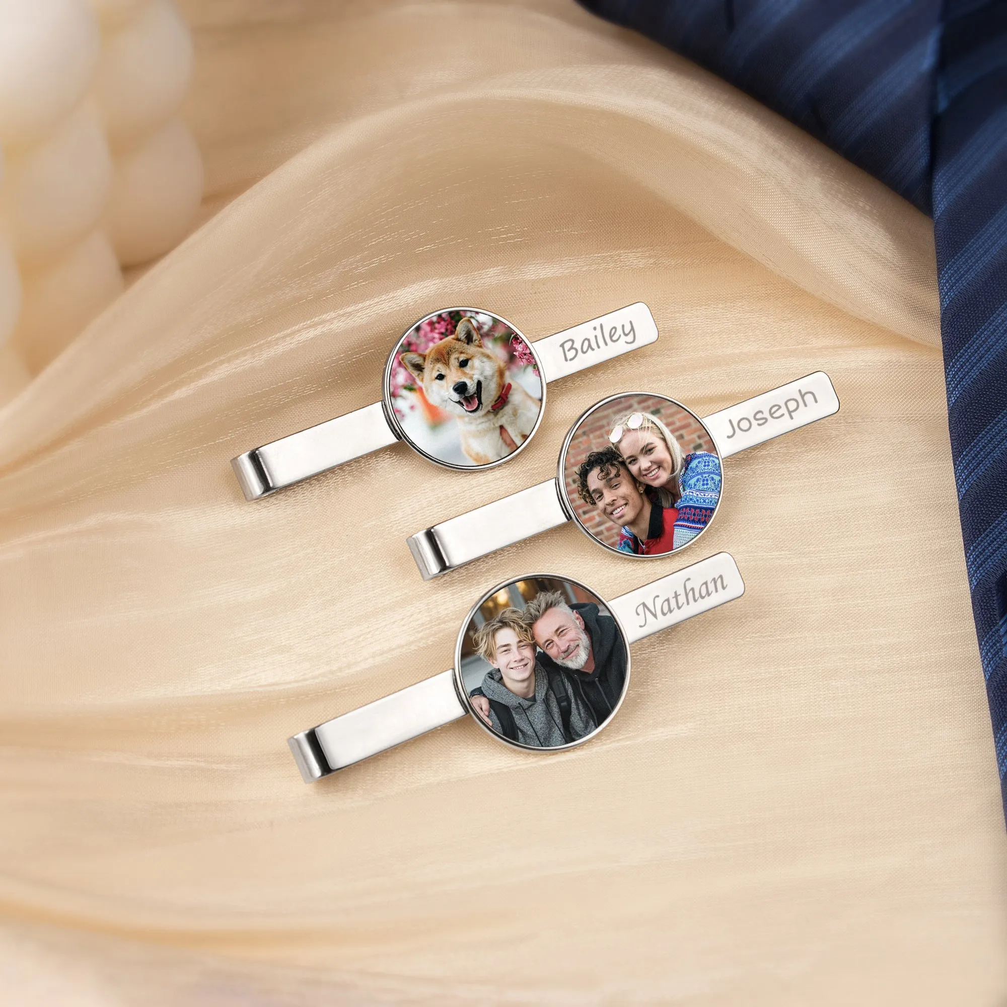 Men's Custom Photo Tie Clip sold by Anavia product image thumbnail 2