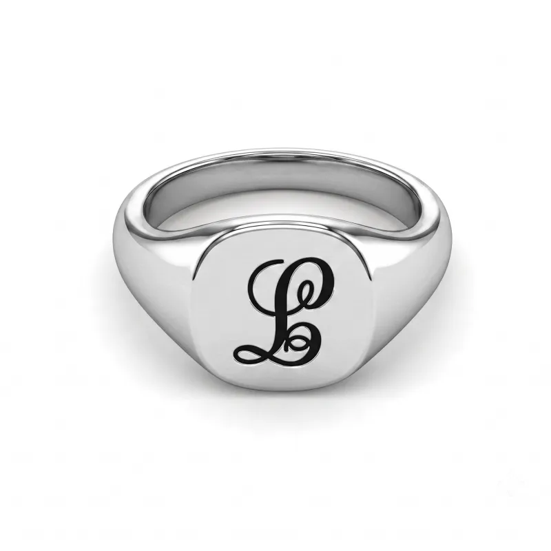 Square Signate Ring made by Anavia