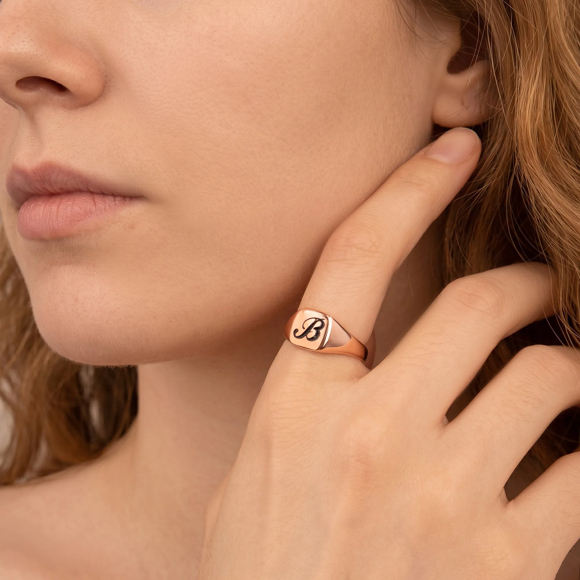 Square Signate Ring sold by Anavia product image thumbnail 2
