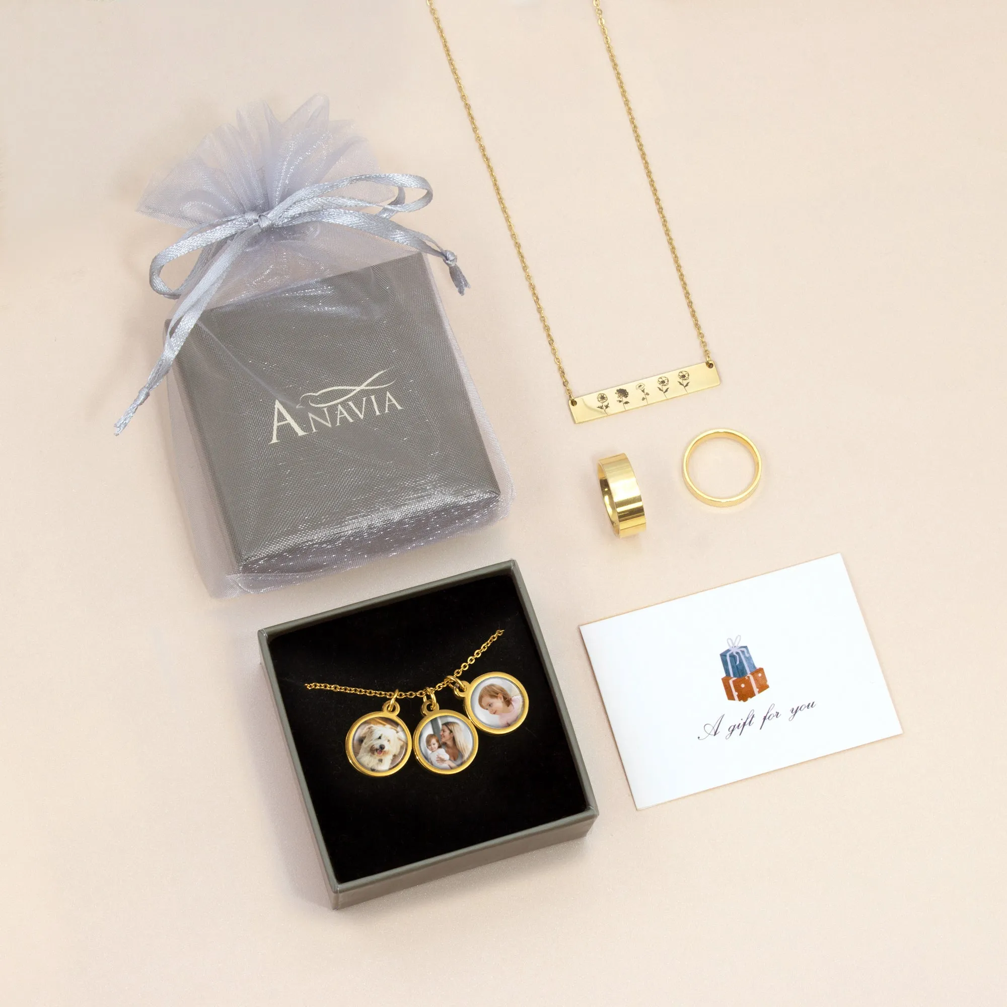 Round Pet Photo Necklace with Glass Dome Cab sold by Anavia product image thumbnail 4
