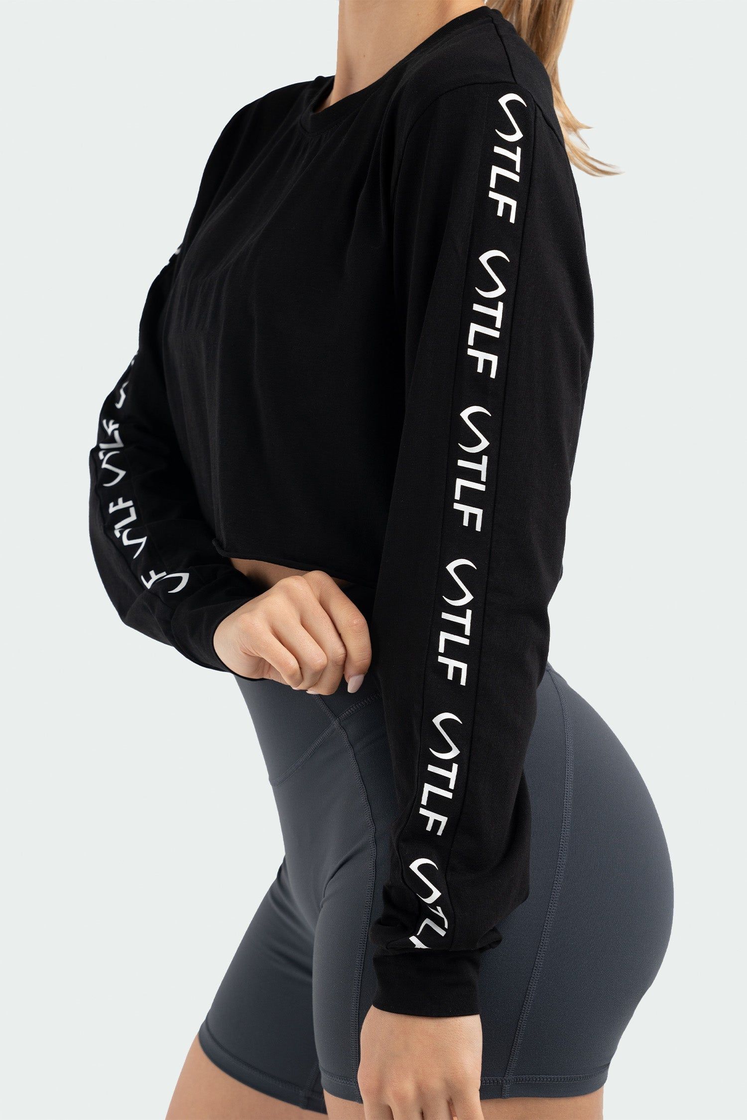GTS (Gym-To-Street) Long Sleeve Crop Tee sold by TLF Apparel product image thumbnail 4