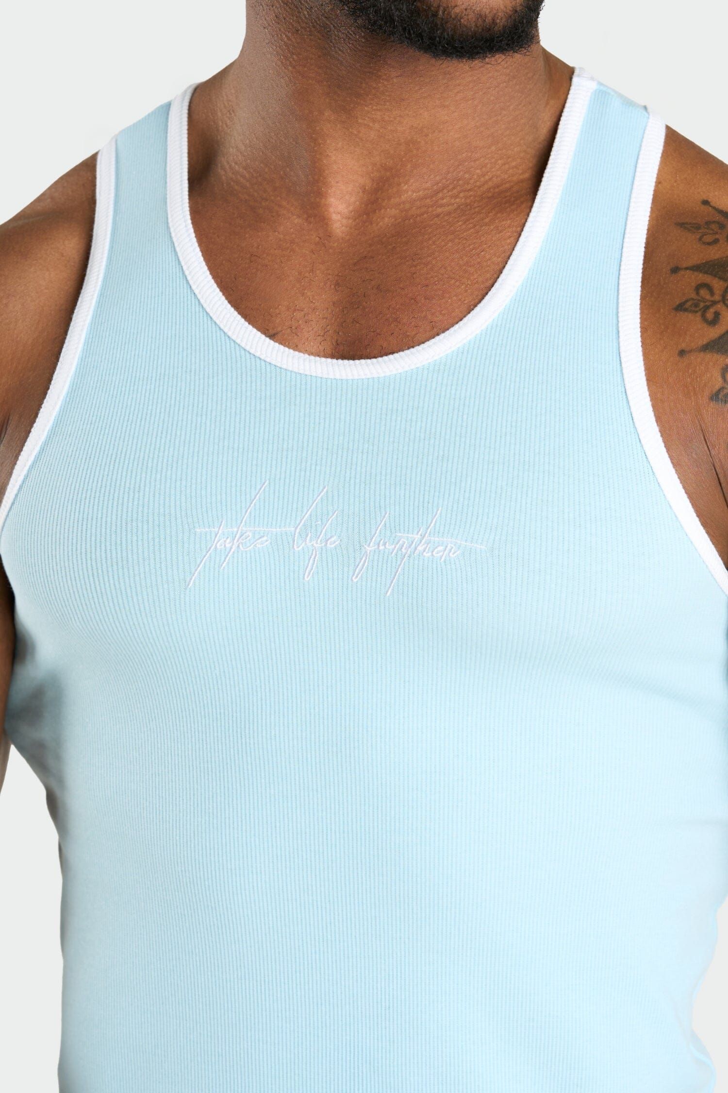 Script Ribbed Relaxed Fit Tank sold by TLF Apparel product image thumbnail 3
