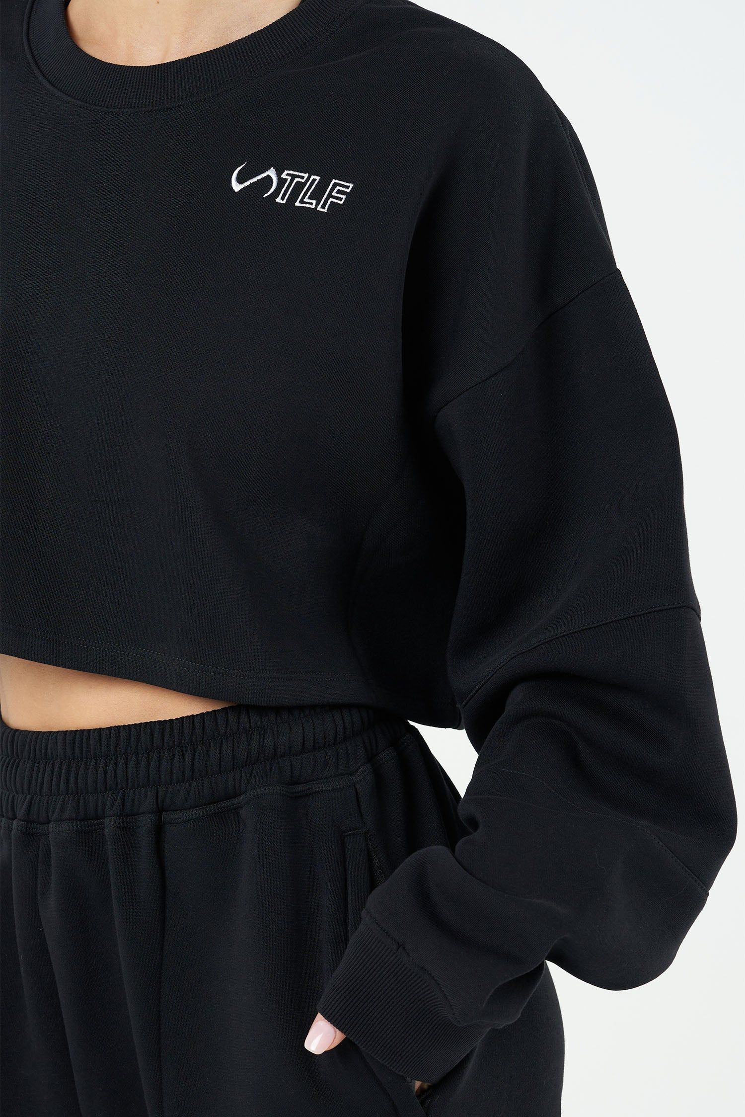 Chill Oversized Crop Sweatshirt sold by TLF Apparel product image thumbnail 4