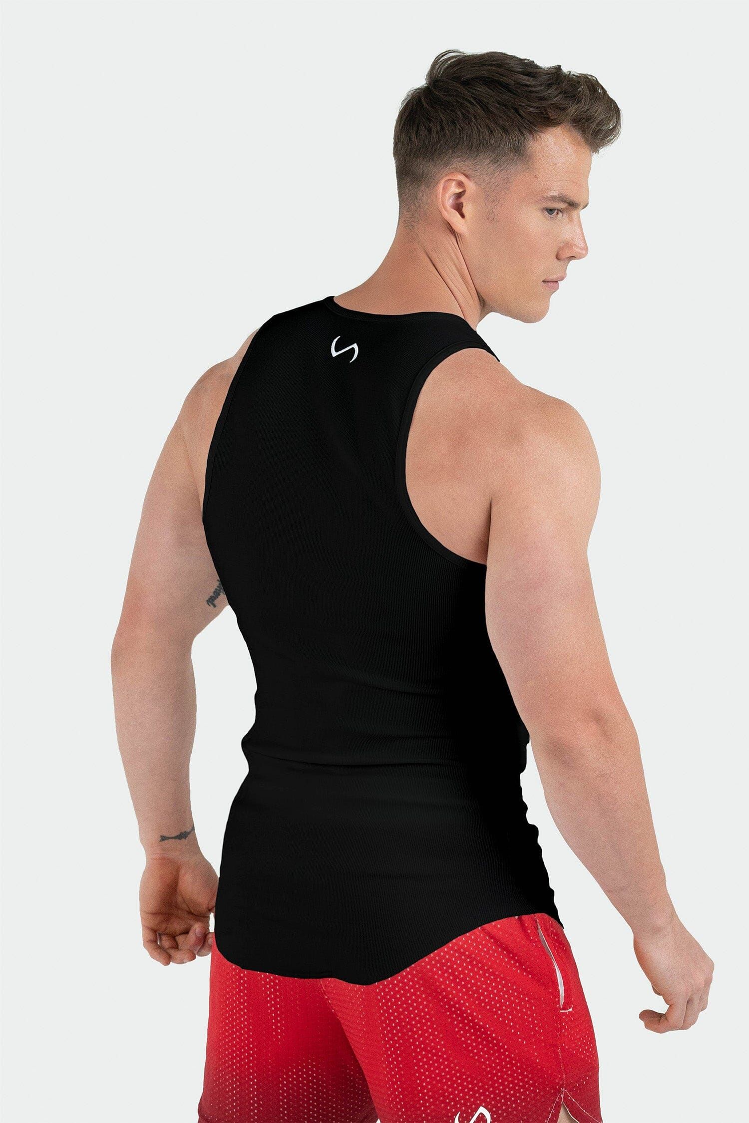 Classic Logo Ribbed Fitted Tank sold by TLF Apparel product image thumbnail 2