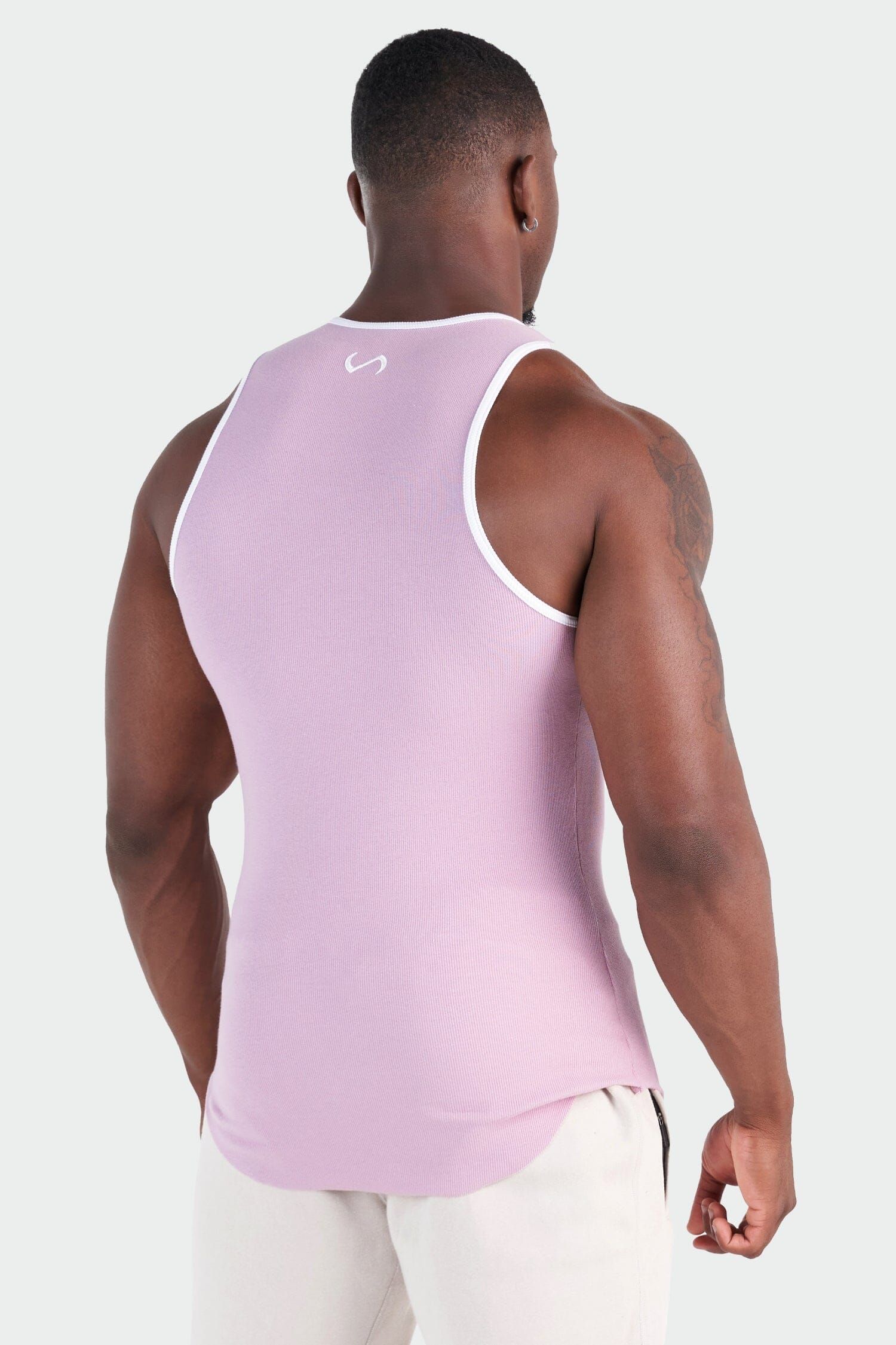 Script Ribbed Fitted Tank sold by TLF Apparel product image thumbnail 5