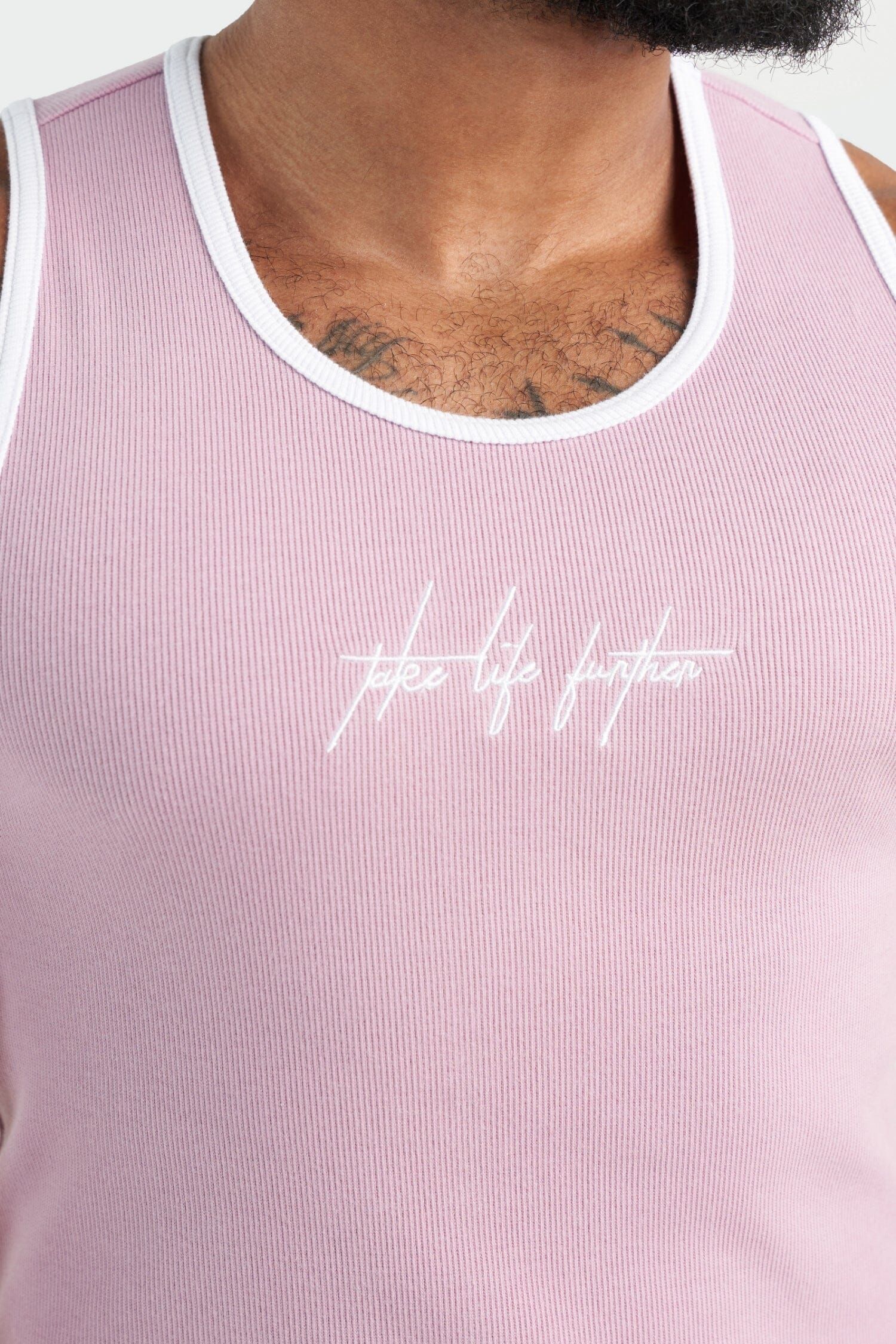 Script Ribbed Fitted Tank sold by TLF Apparel product image thumbnail 2