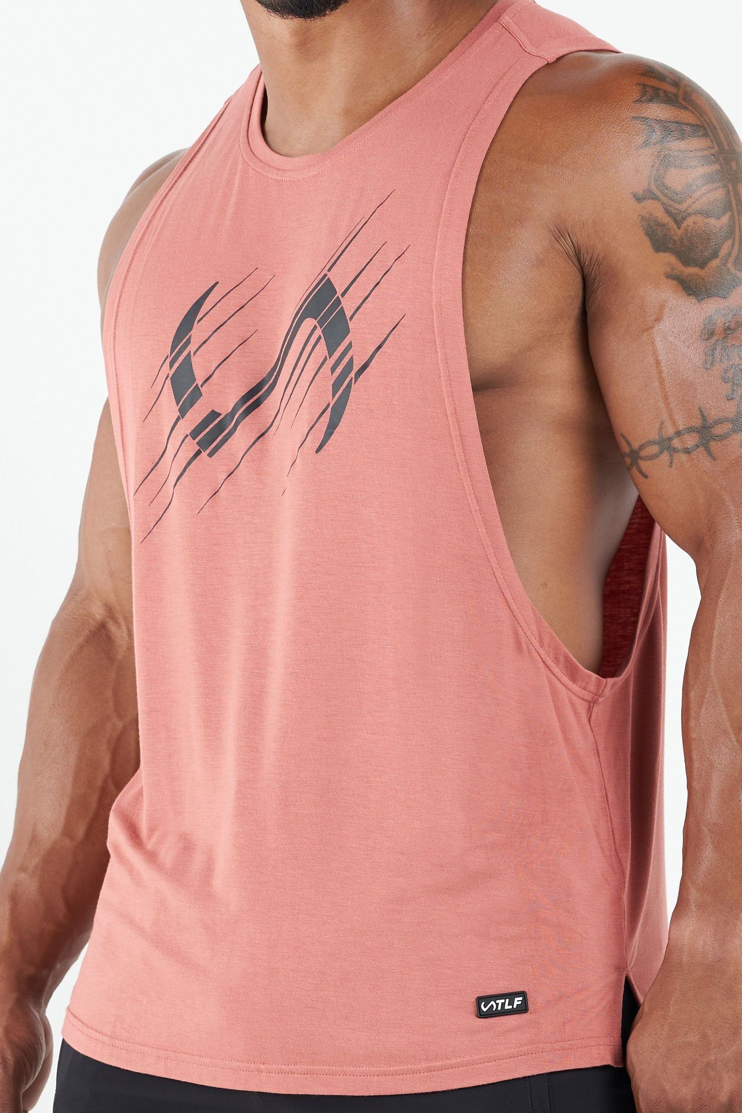 Lift Drop Arm Bamboo Tank sold by TLF Apparel product image thumbnail 4