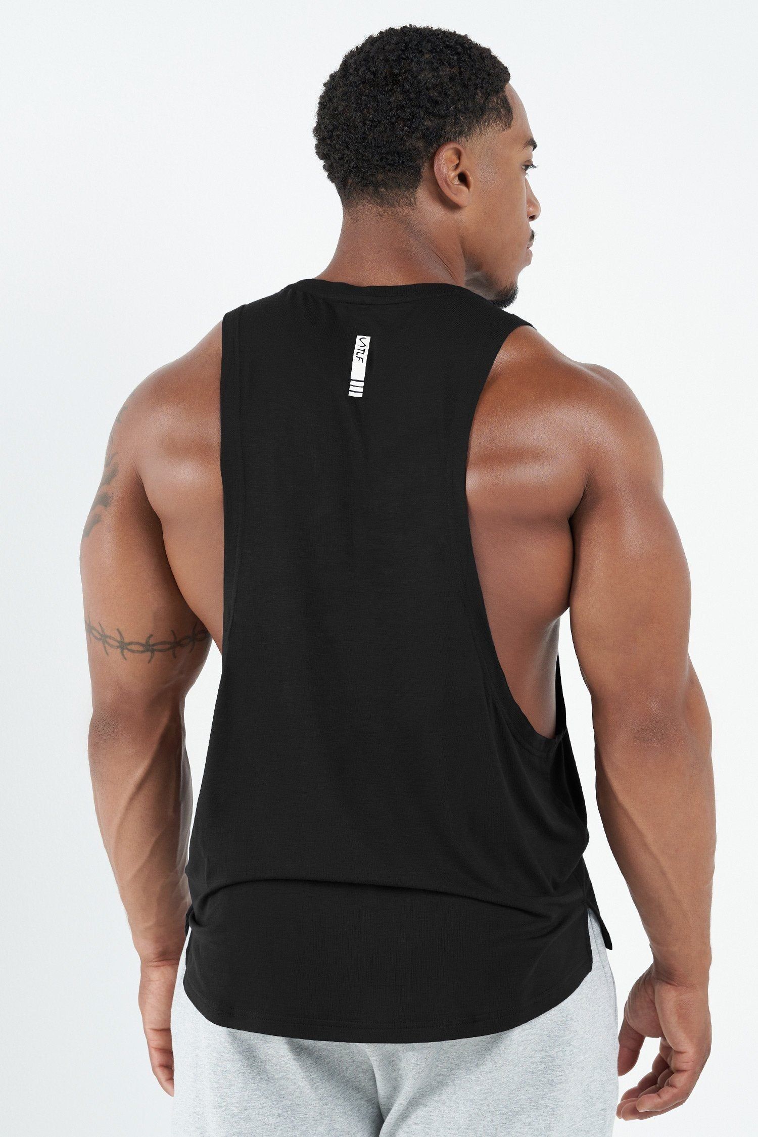 Lift Drop Arm Bamboo Tank sold by TLF Apparel product image thumbnail 3