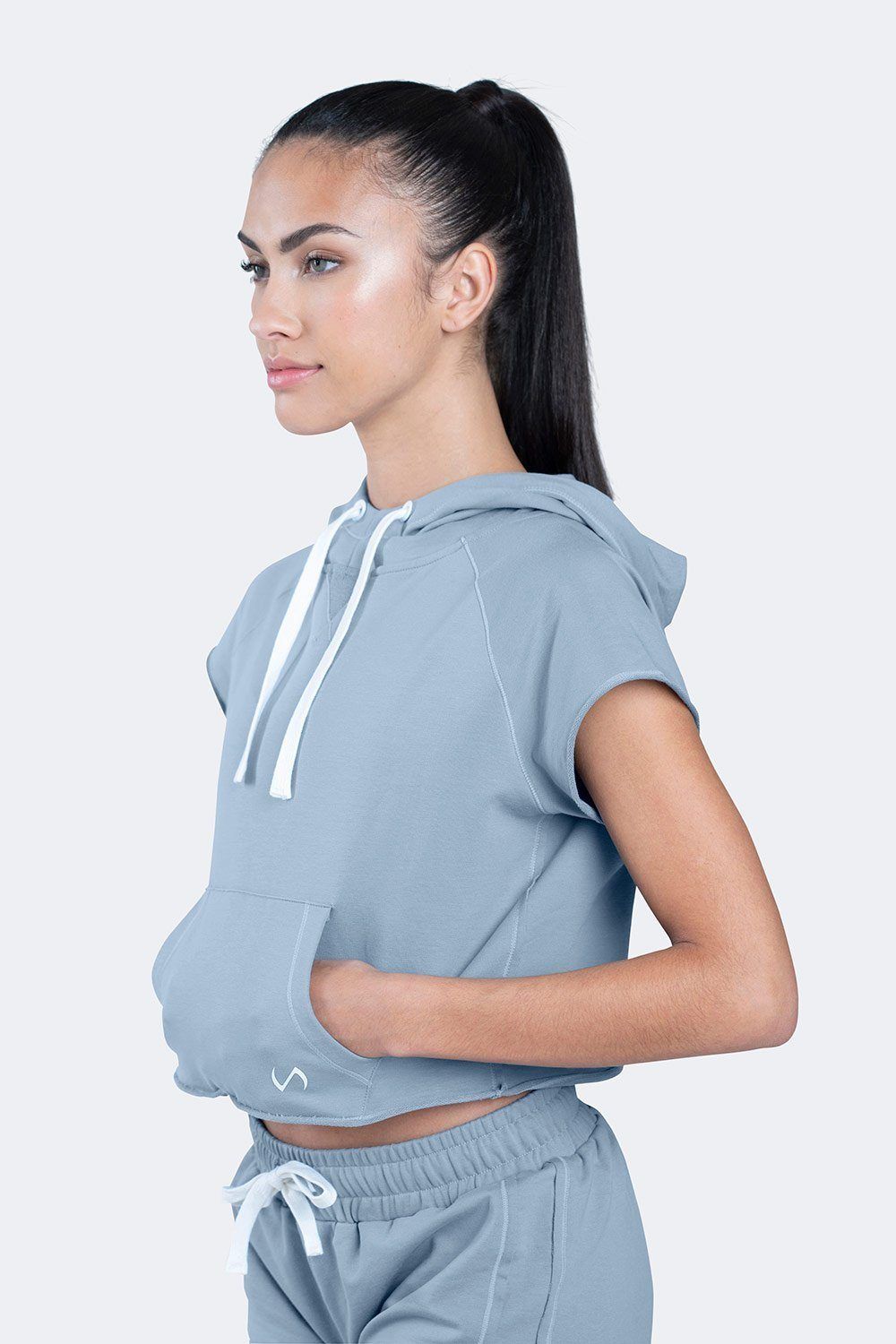 Collegiate Crop Hoodie sold by TLF Apparel product image thumbnail 3