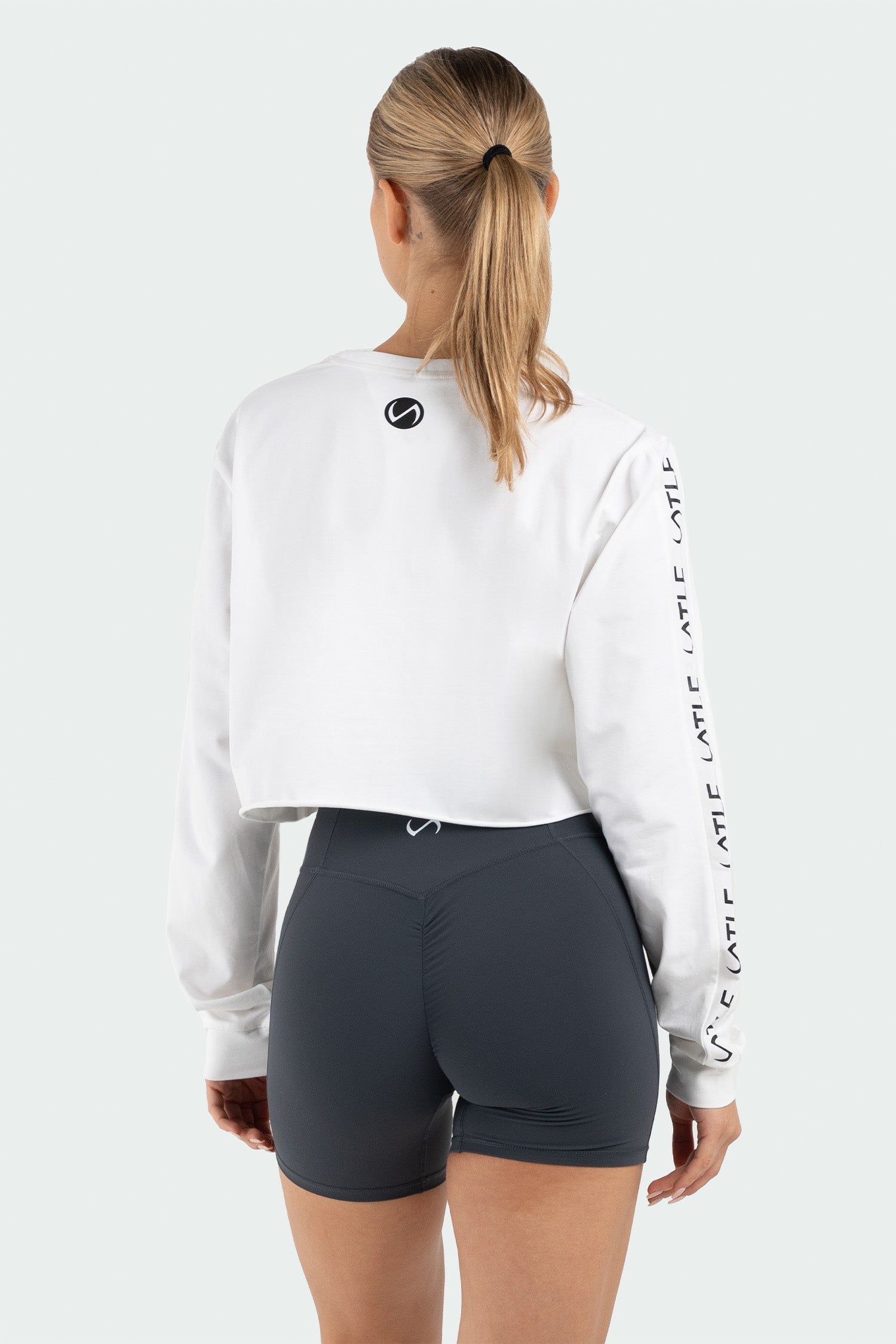 GTS (Gym-To-Street) Long Sleeve Crop Tee sold by TLF Apparel product image thumbnail 3