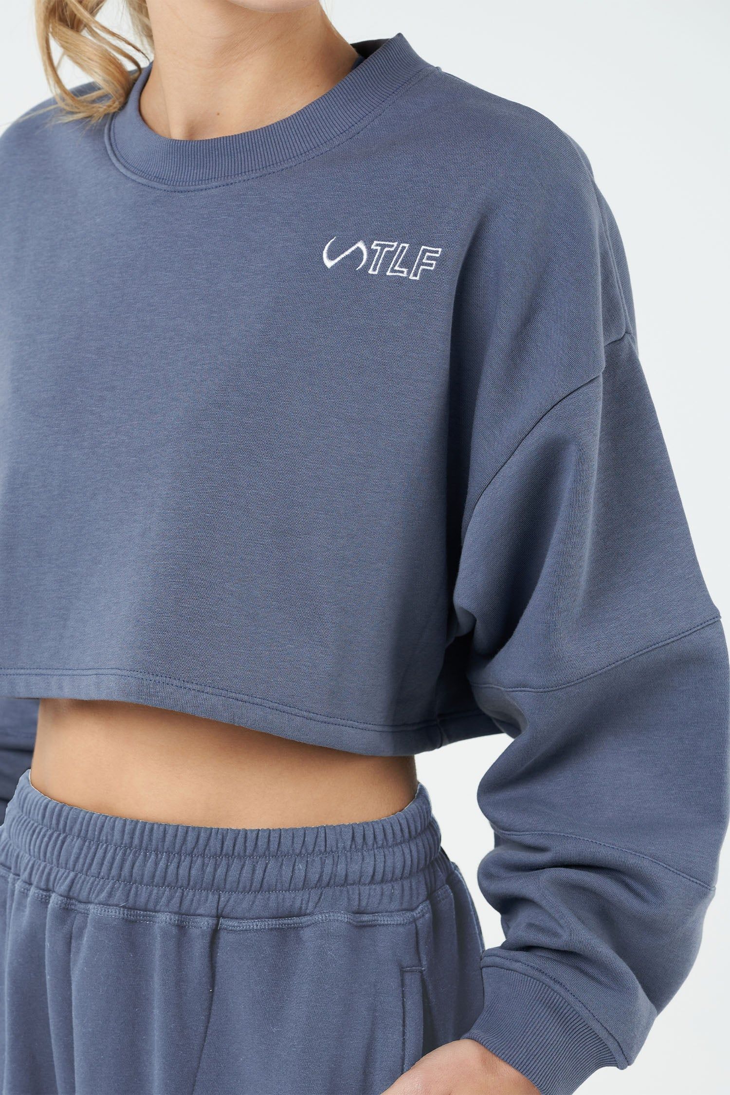 Chill Oversized Crop Sweatshirt sold by TLF Apparel product image thumbnail 4