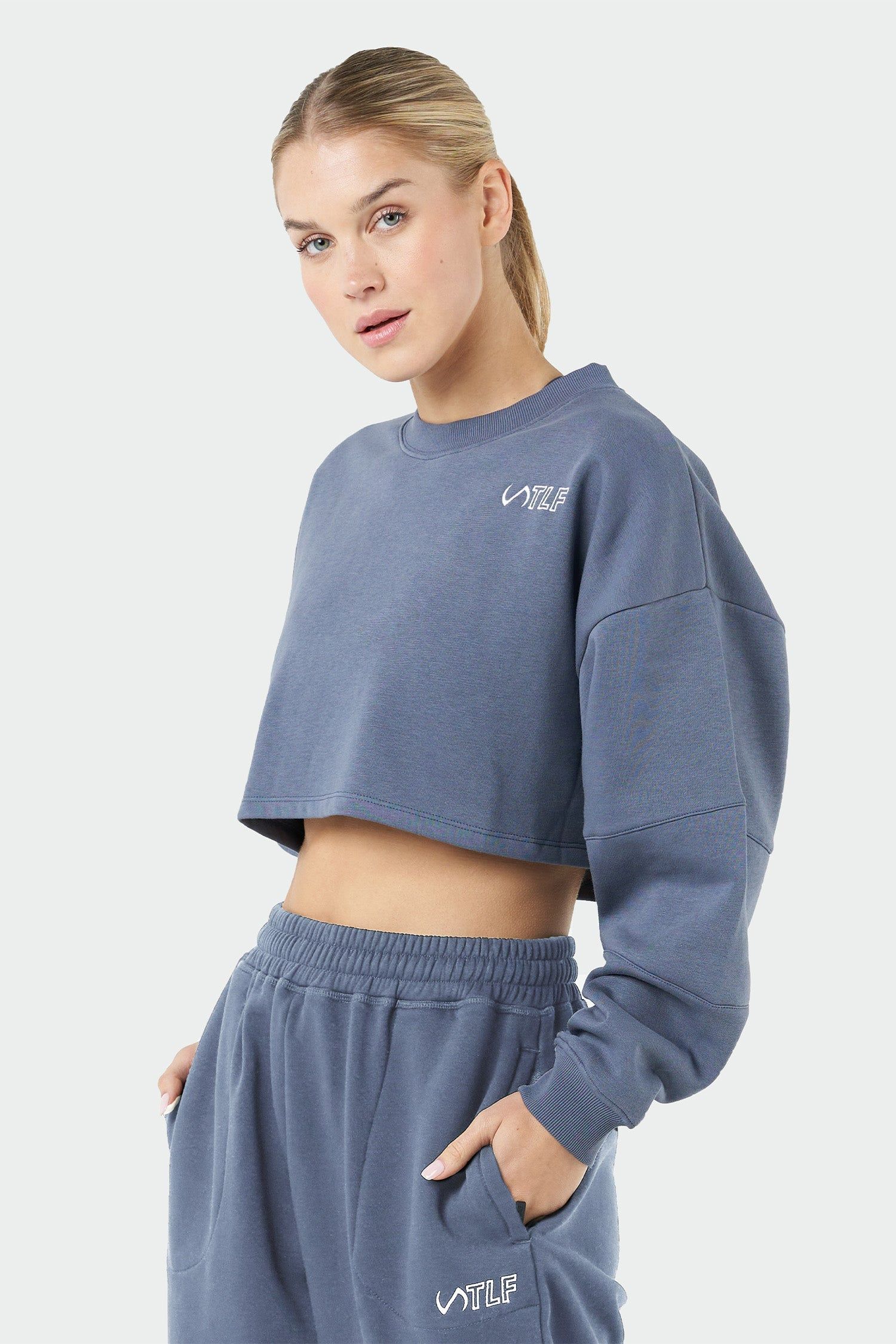Chill Oversized Crop Sweatshirt sold by TLF Apparel product image thumbnail 5