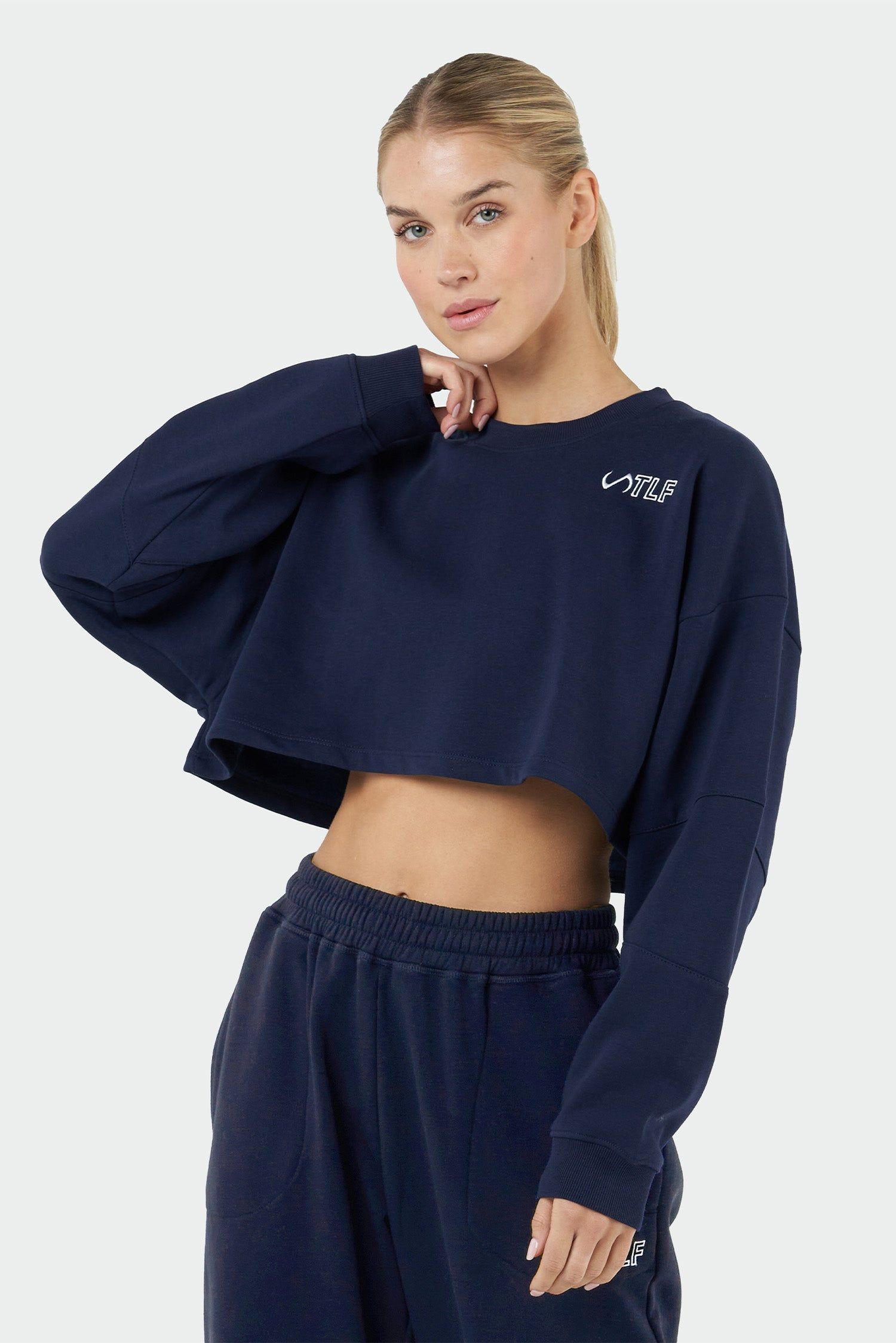 Chill Oversized Crop Sweatshirt sold by TLF Apparel product image thumbnail 5