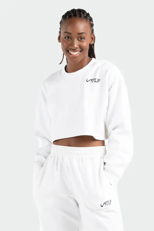 Chill Oversized Crop Sweatshirt sold by TLF Apparel