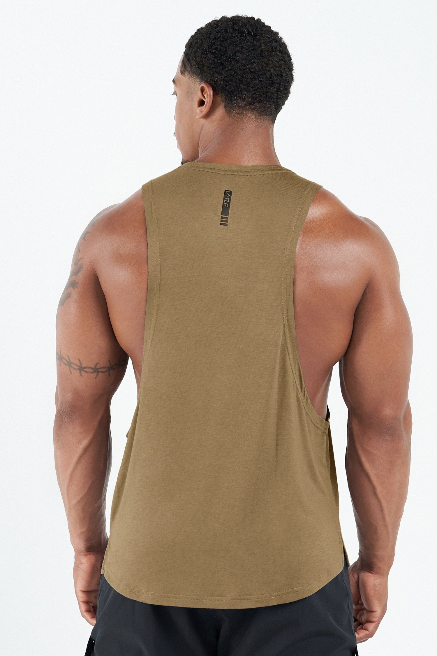 Lift Drop Arm Bamboo Tank sold by TLF Apparel product image thumbnail 3
