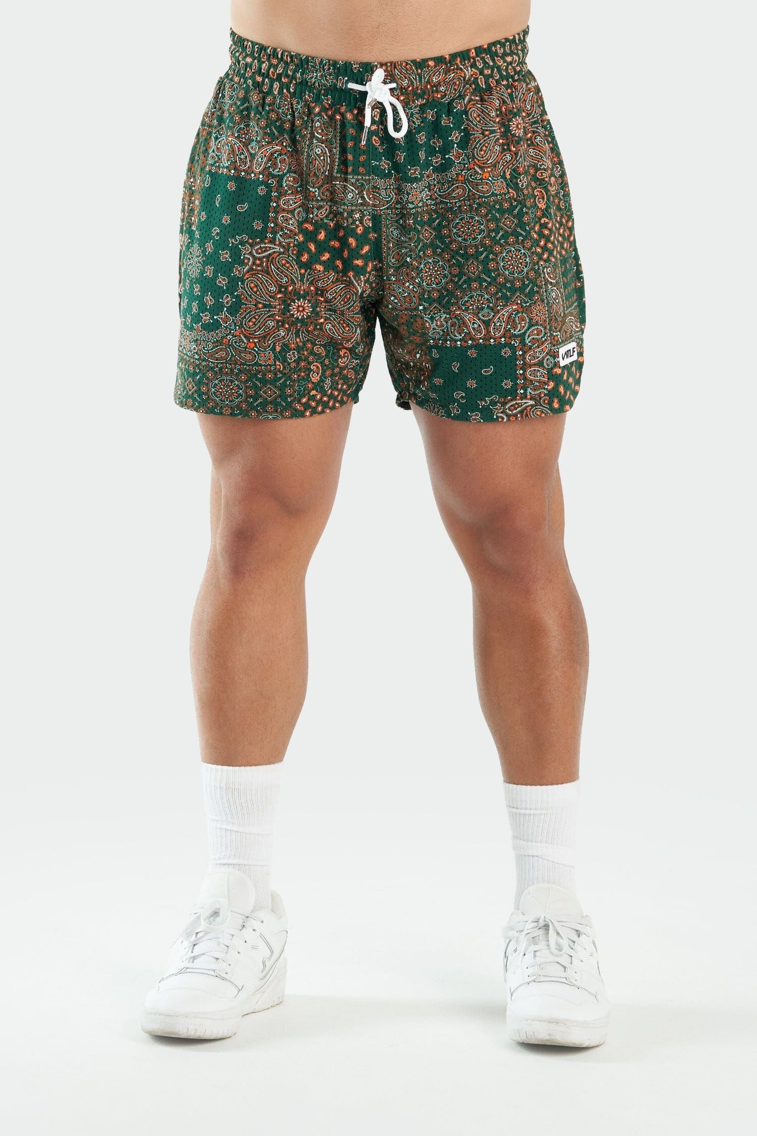 GTS Paisley 5 Inch Mesh Shorts sold by TLF Apparel