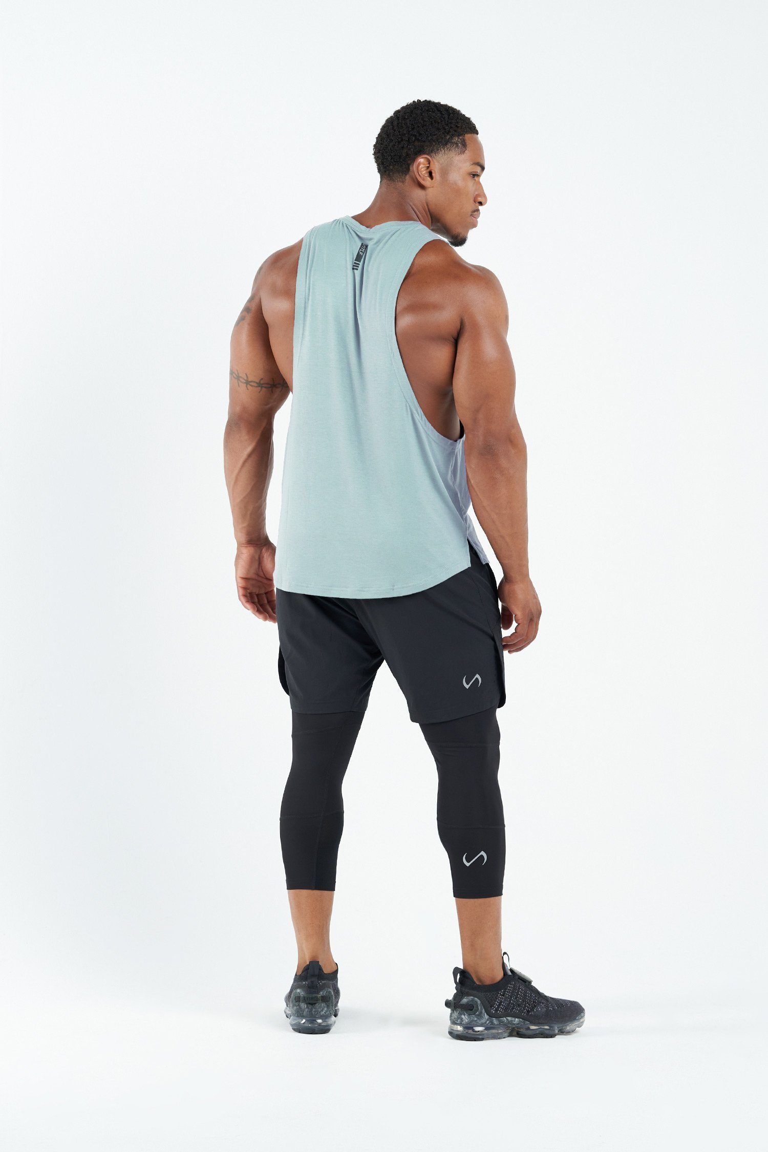 Lift Drop Arm Bamboo Tank sold by TLF Apparel product image thumbnail 2