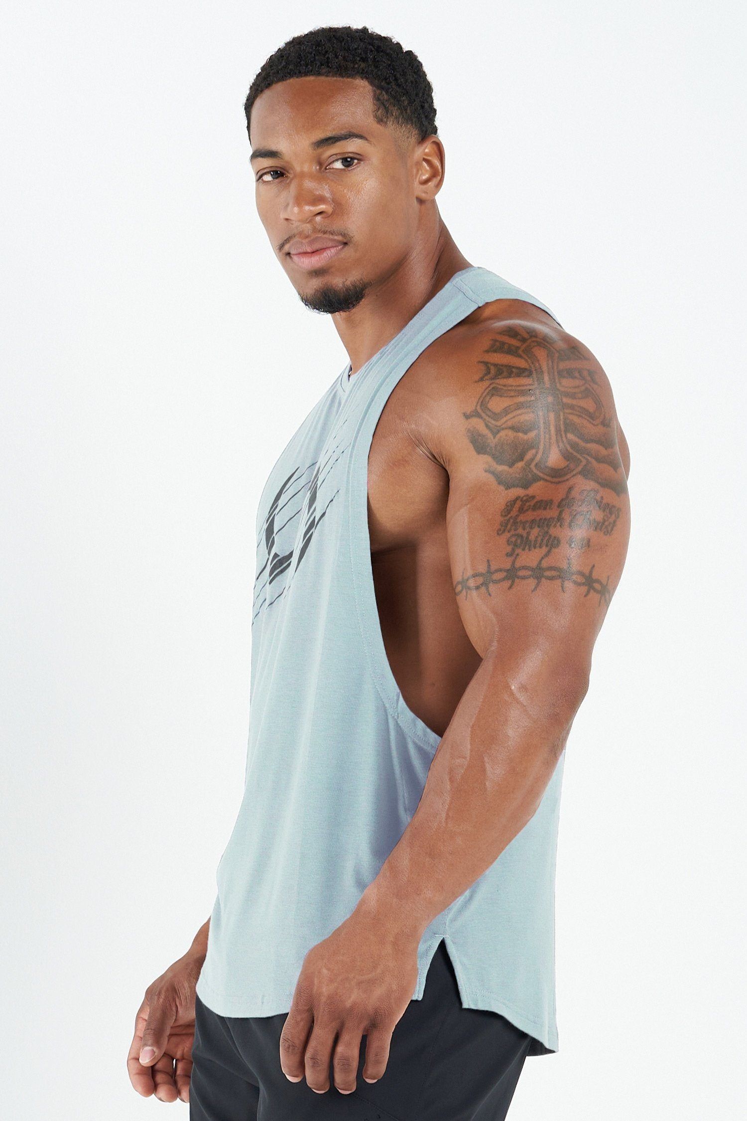 Lift Drop Arm Bamboo Tank sold by TLF Apparel product image thumbnail 4