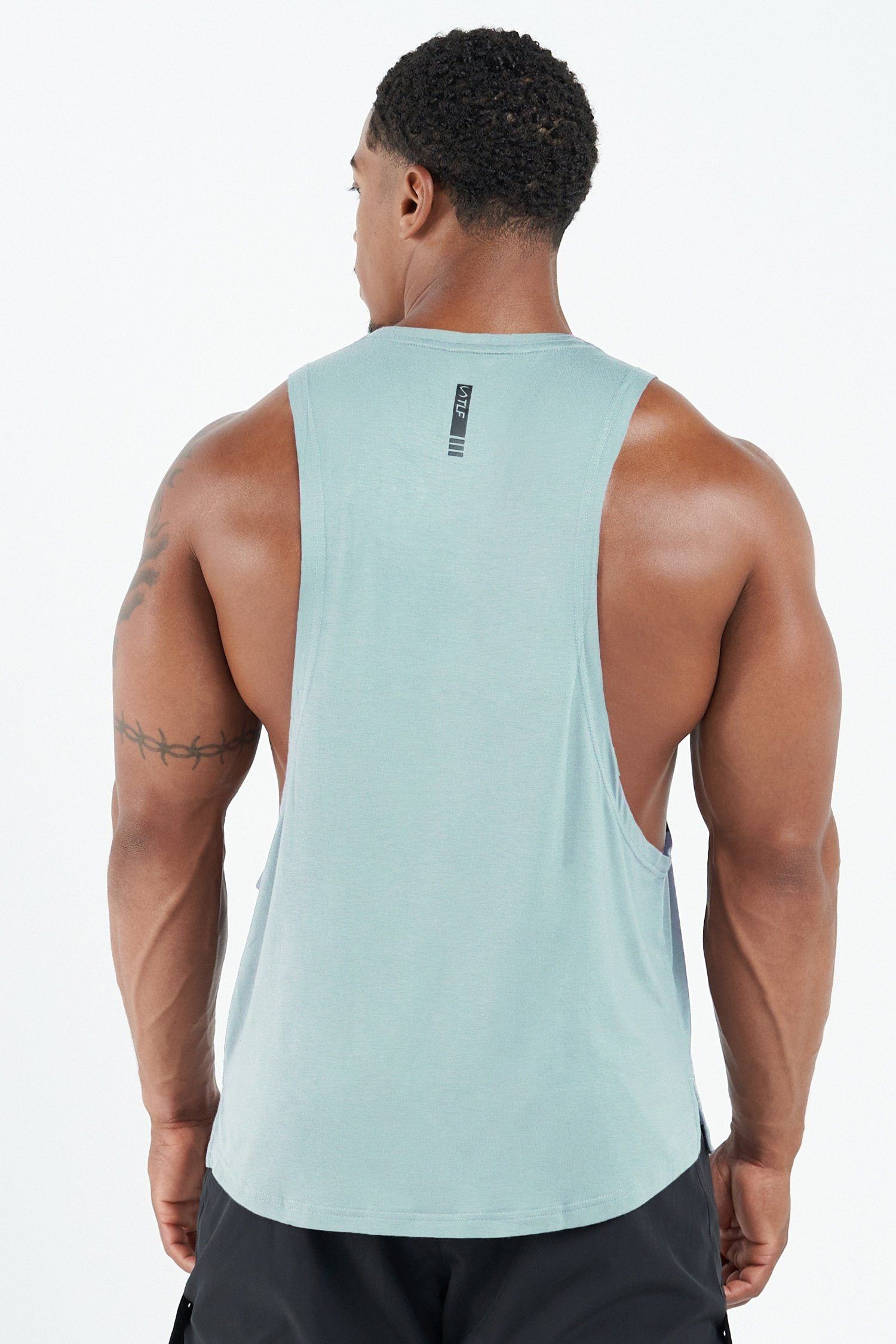 Lift Drop Arm Bamboo Tank sold by TLF Apparel product image thumbnail 3