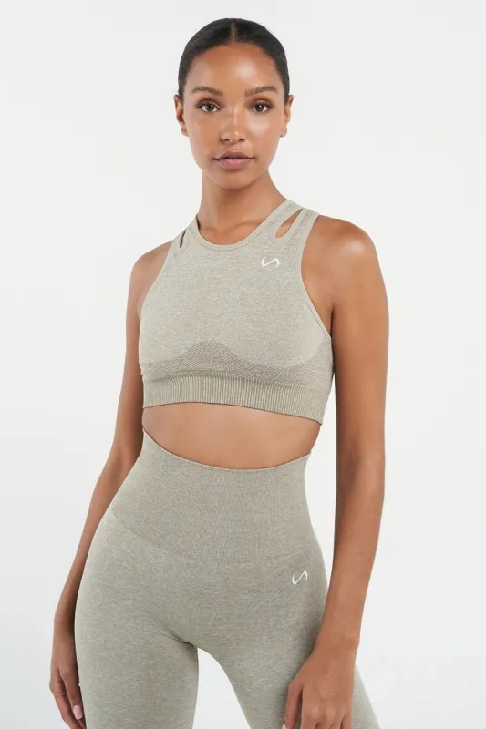 React Seamless High Support Sports Bra sold by TLF Apparel