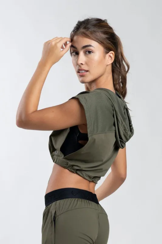 Rise Crop Hoodie sold by TLF Apparel