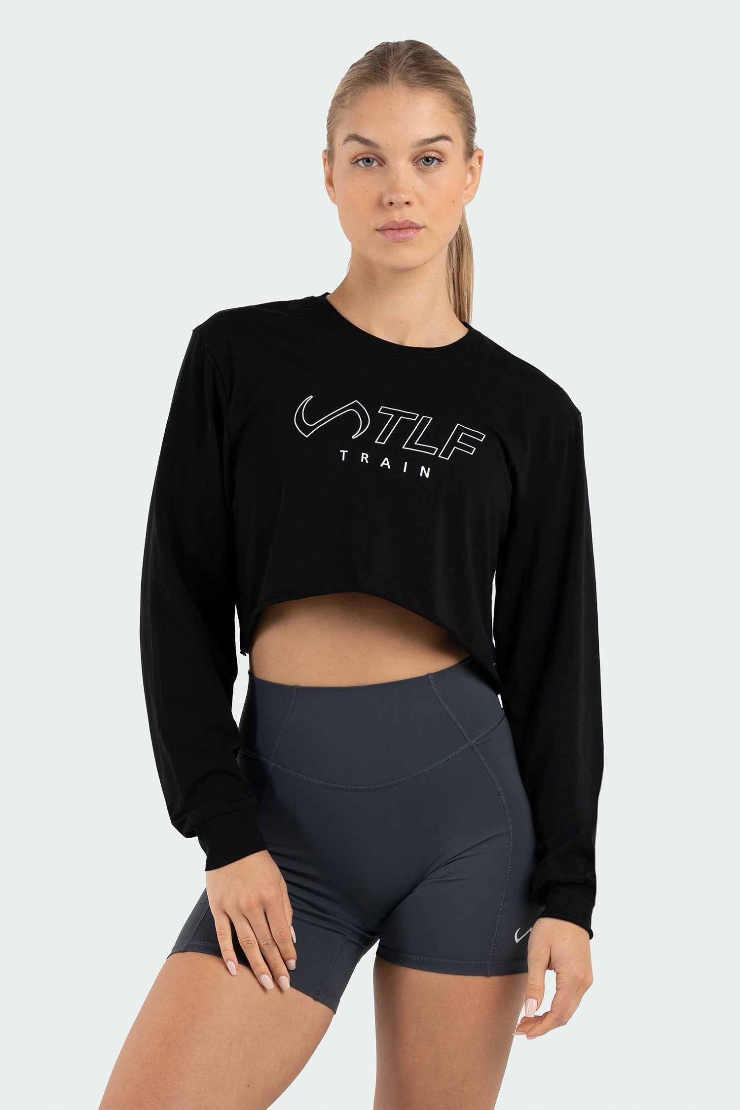 Train Long Sleeve Crop Tee sold by TLF Apparel