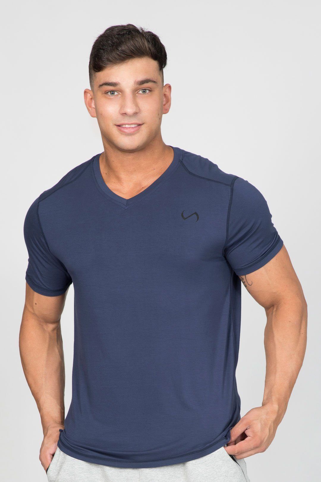 Focus Performance Bamboo V-Neck sold by TLF Apparel