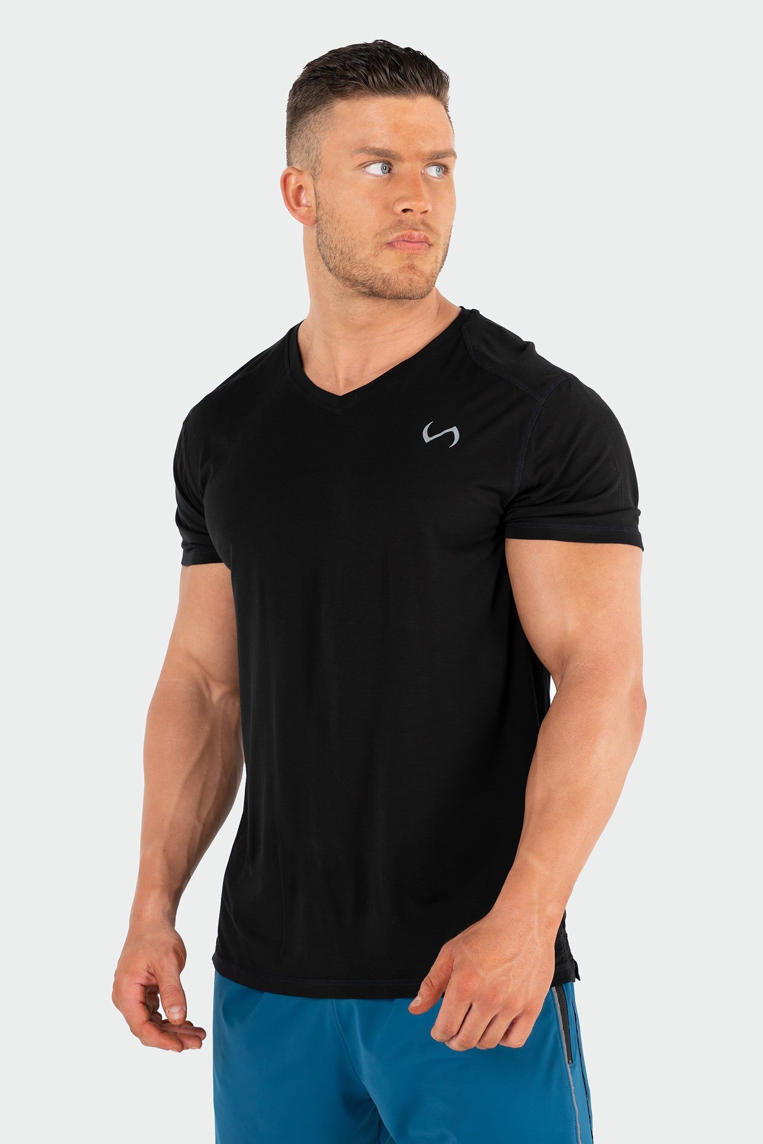Focus Performance Bamboo V-Neck sold by TLF Apparel